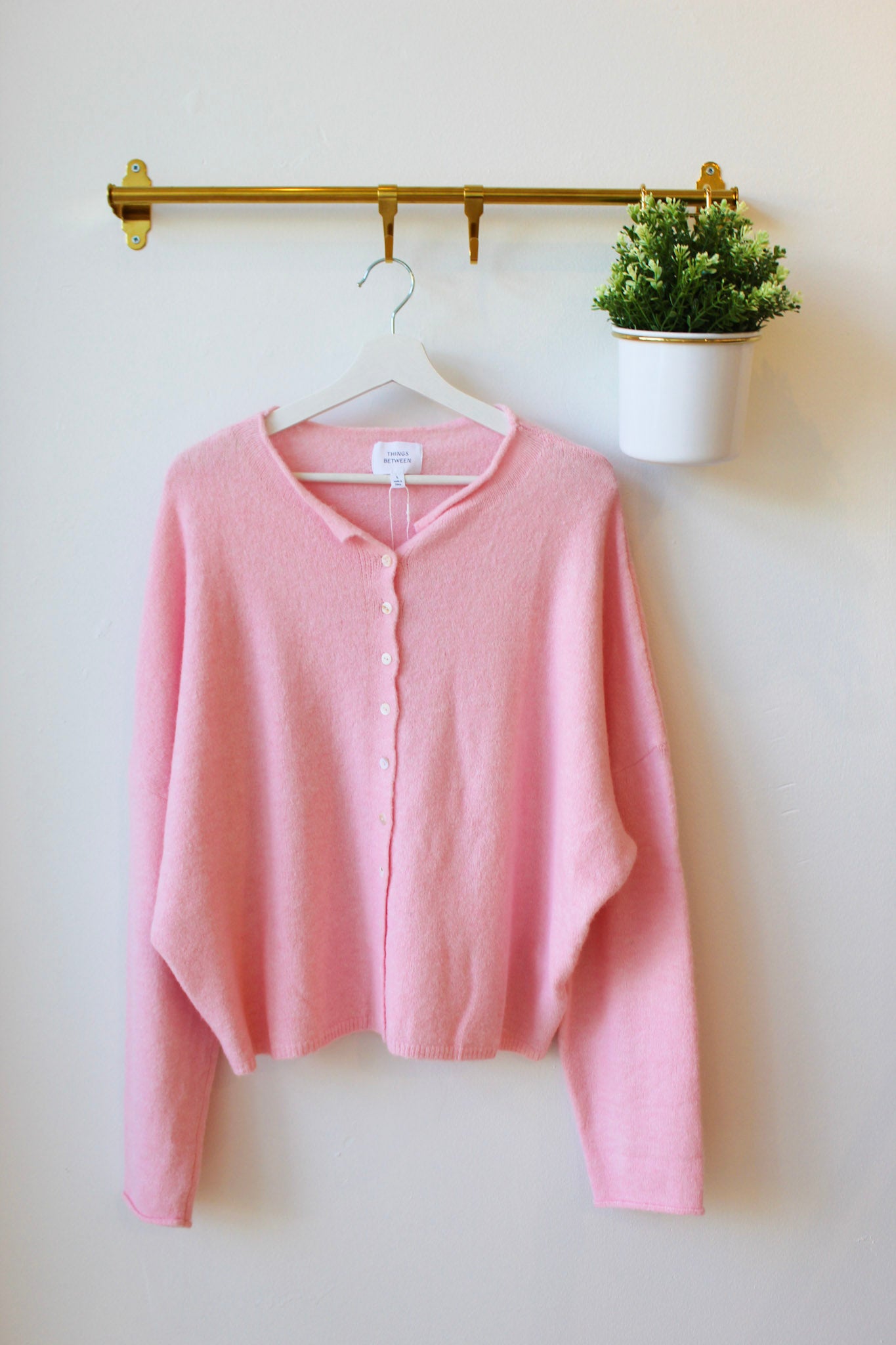 Piper Cardigan - Baby Pink