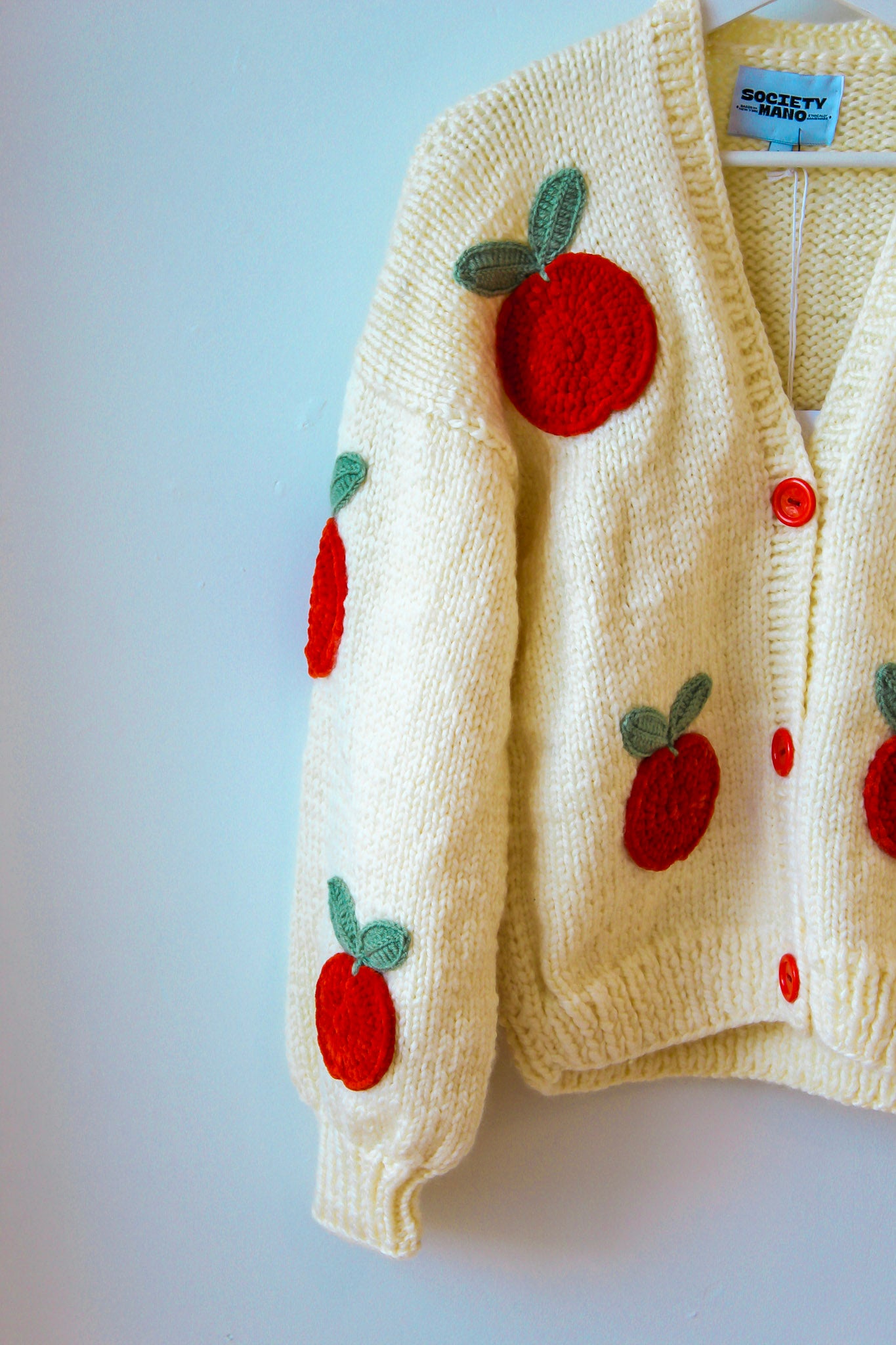Handmade Peach Cardigan