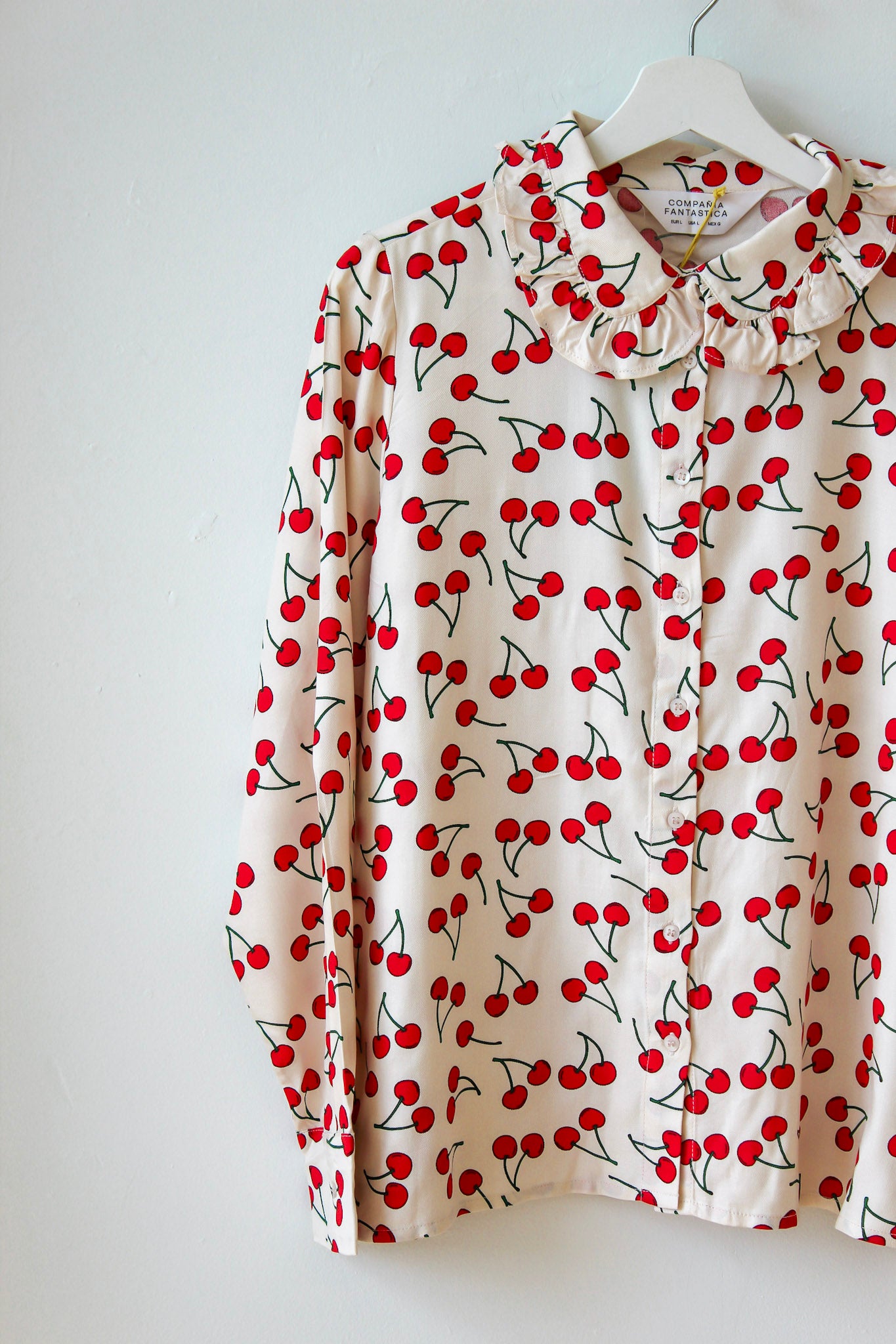 Cherry Delight Ruffle Top