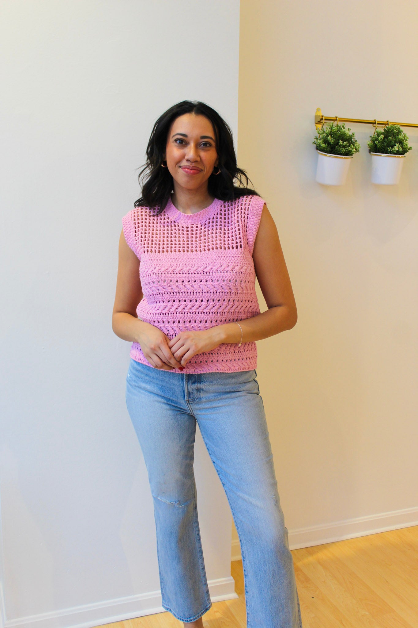 Paulo Knit Top - Pink
