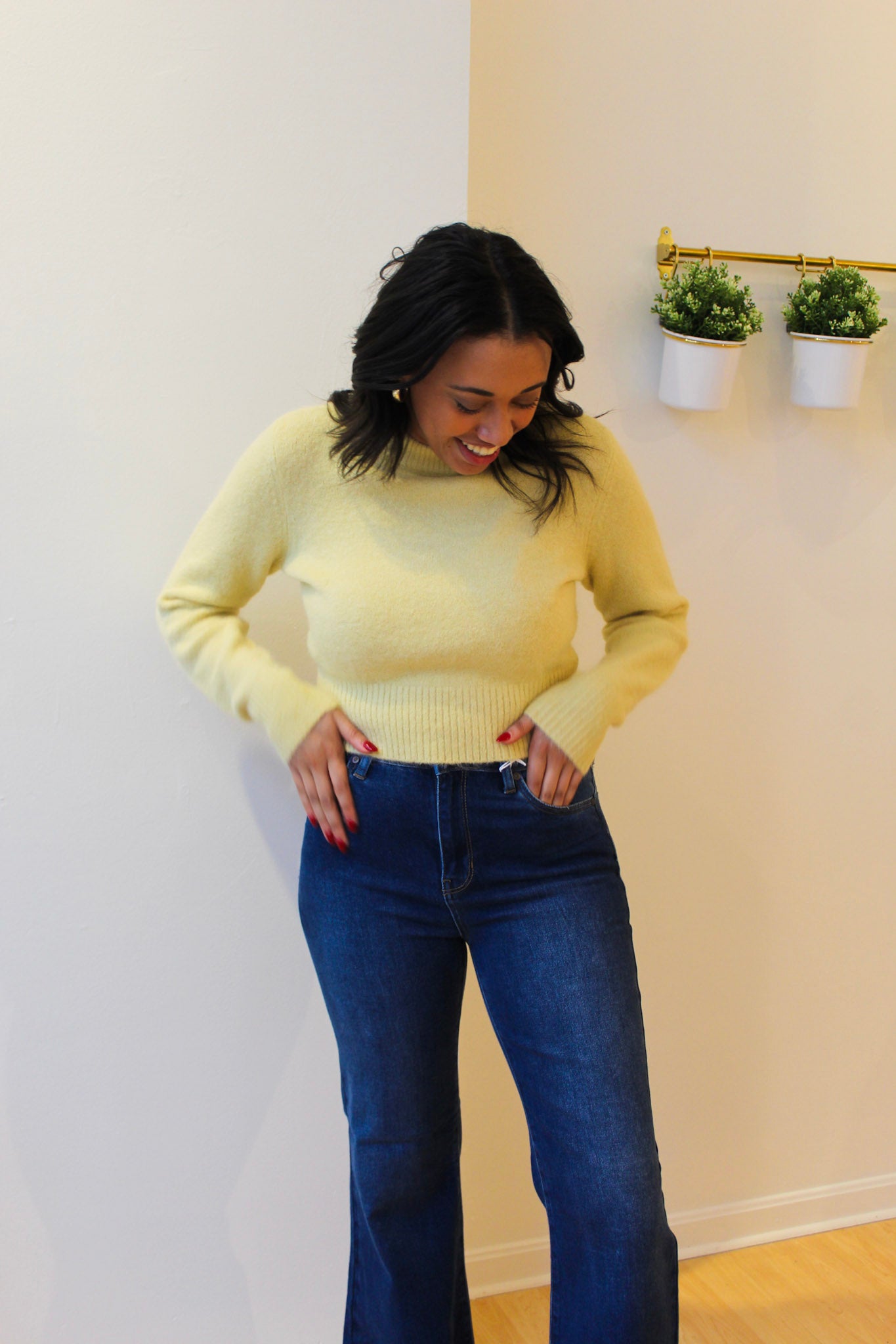 Sara Sweater - Soft Yellow