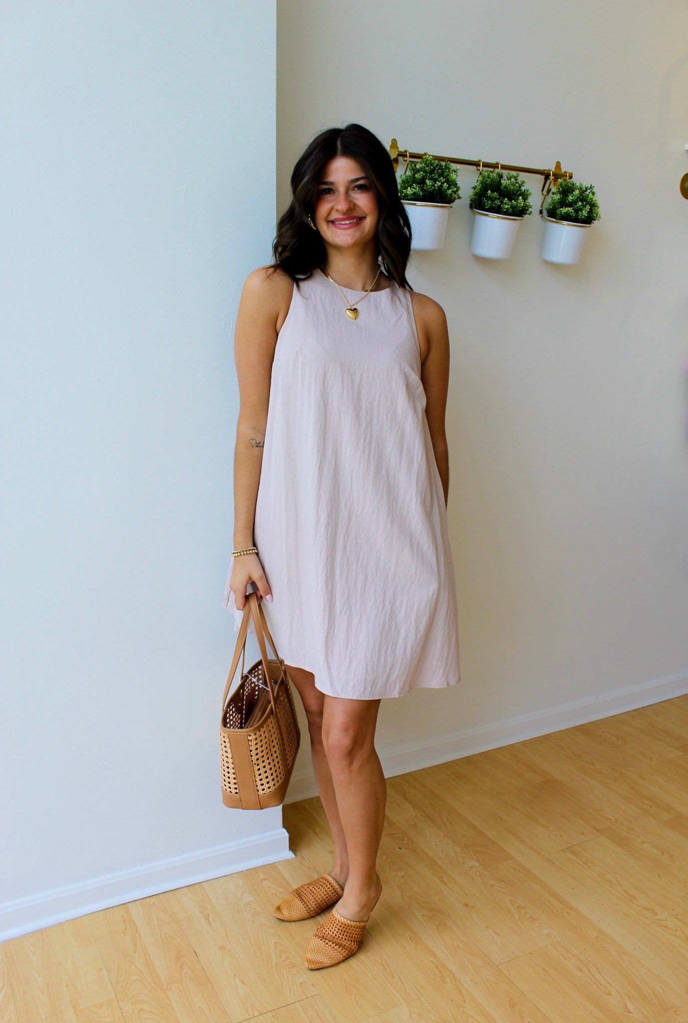 Simplicity A-Line Dress - Blush