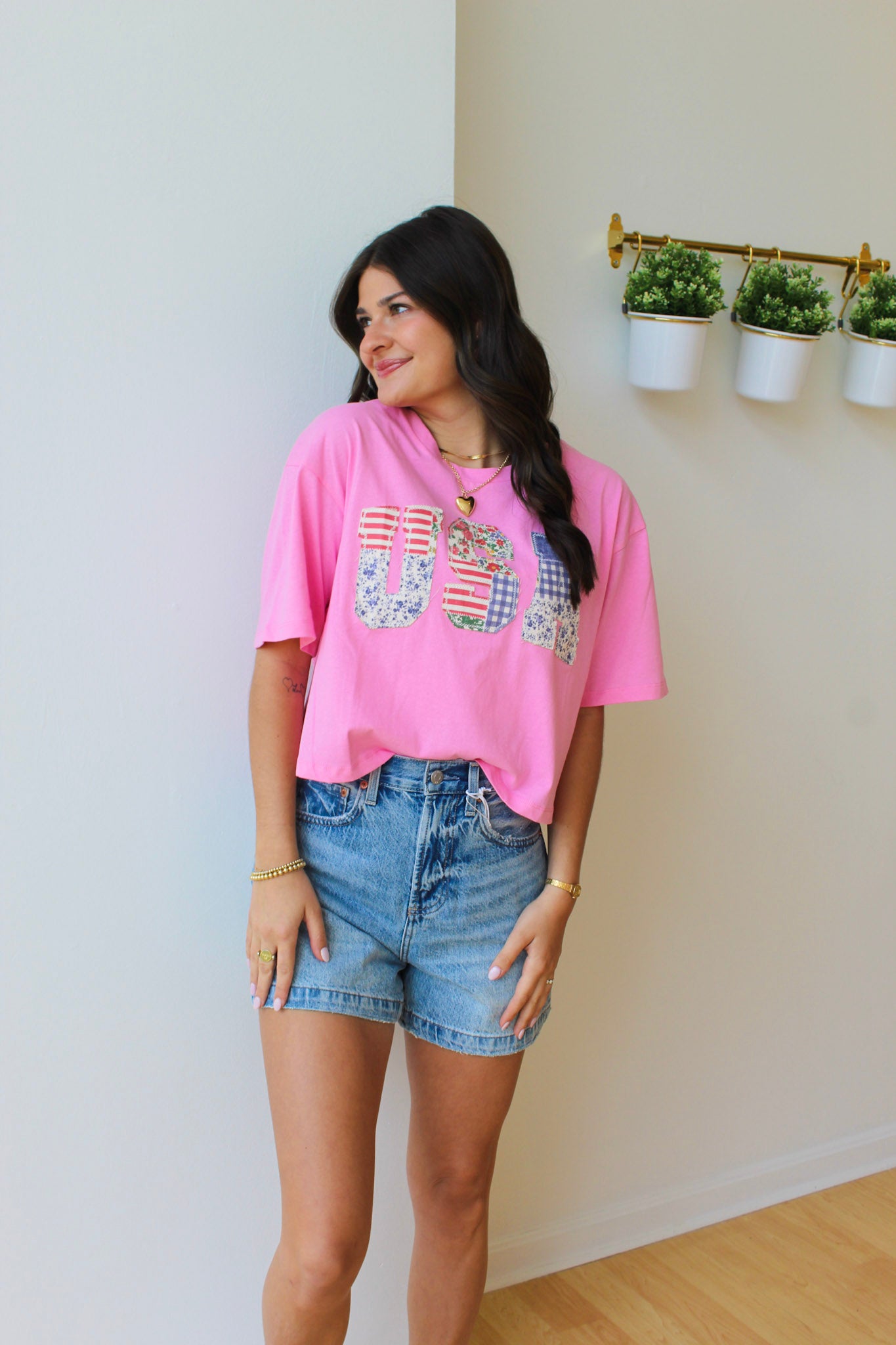 USA Patchwork Tee