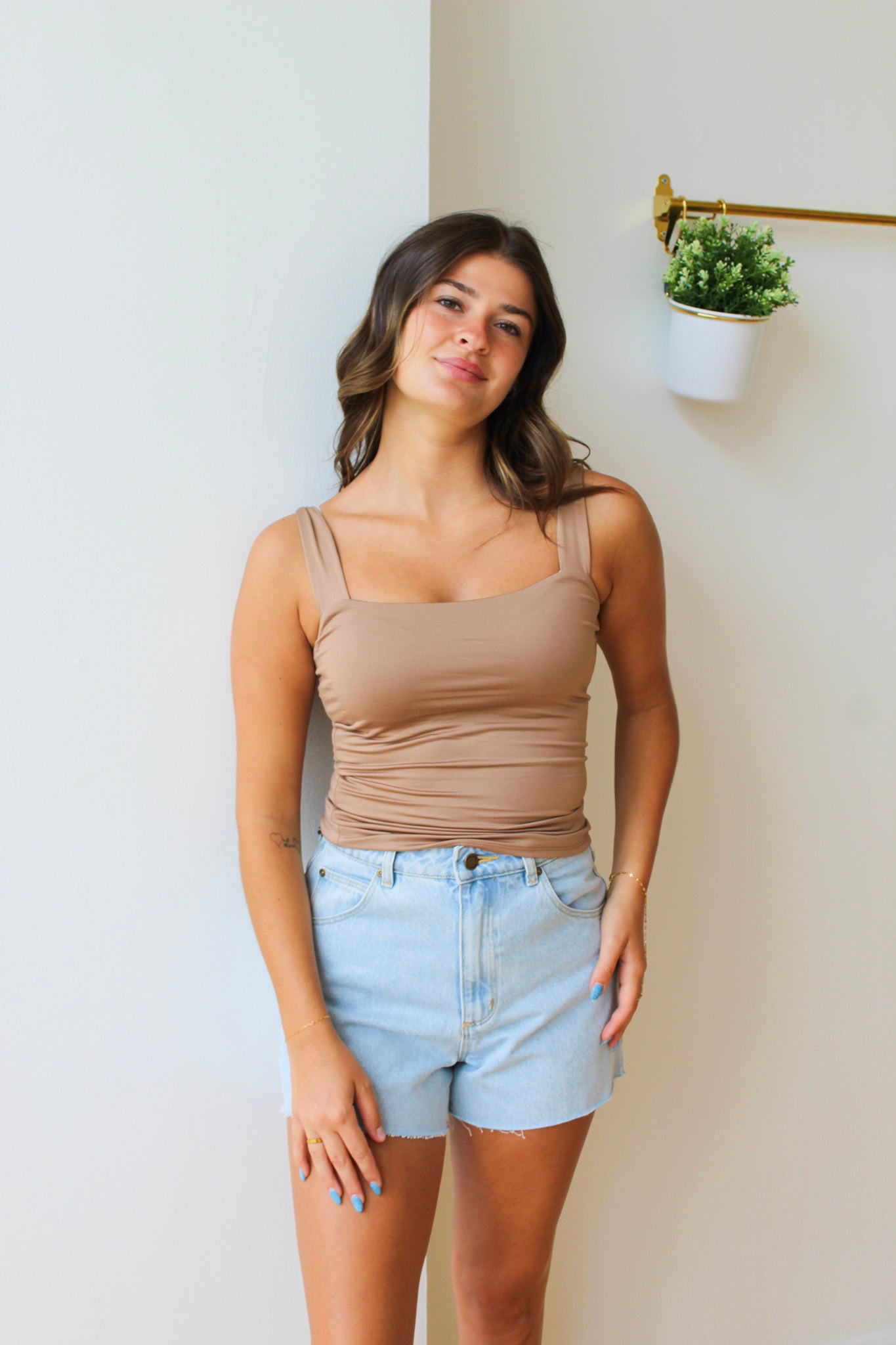 Saturday Seamless Cami - Taupe