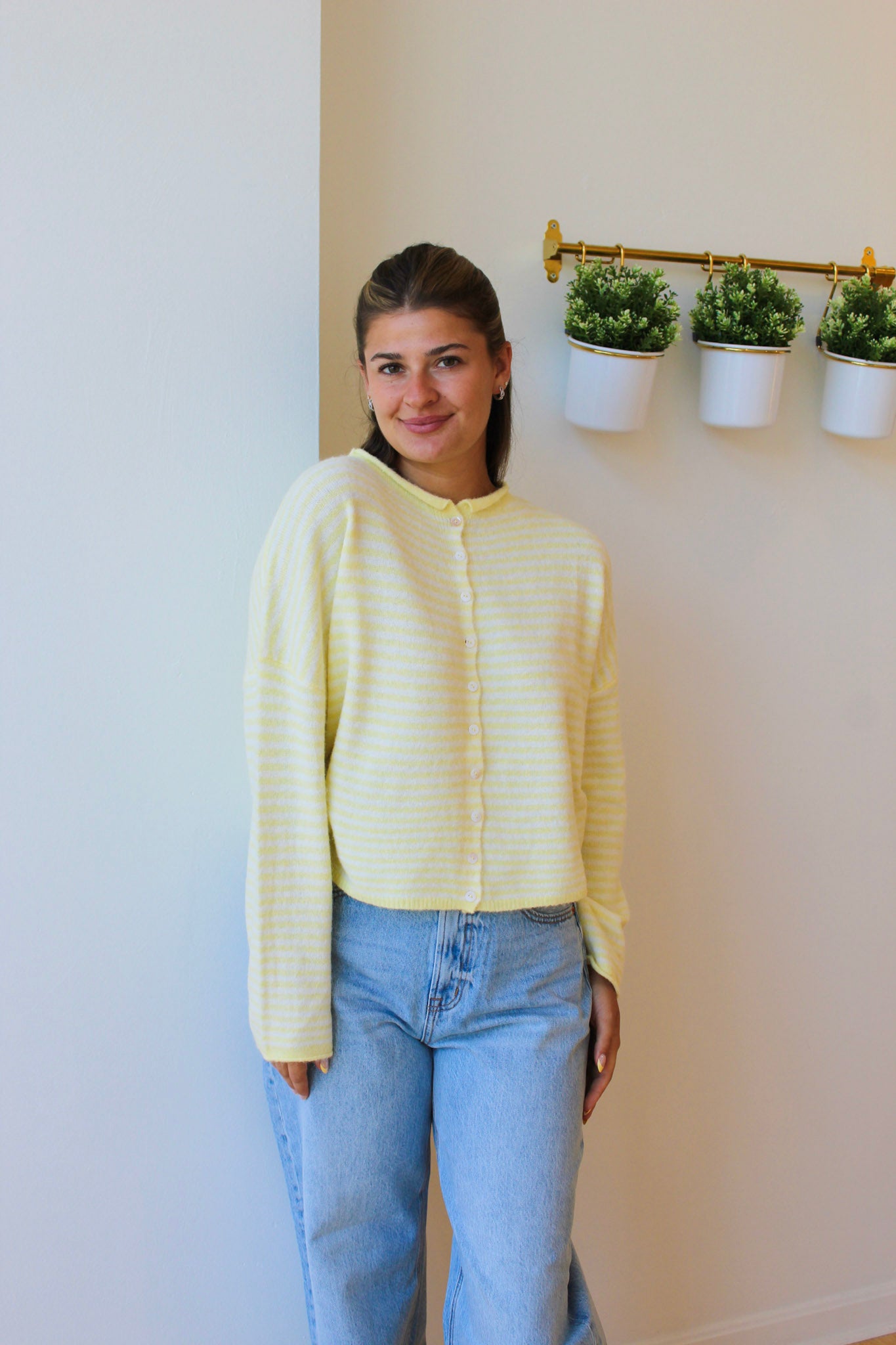 Butter Striped Piper Cardigan