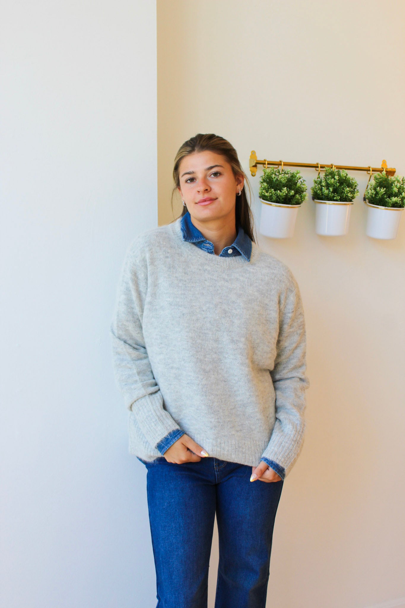 Pistola Ivy Crewneck Sweater - Soft Gray