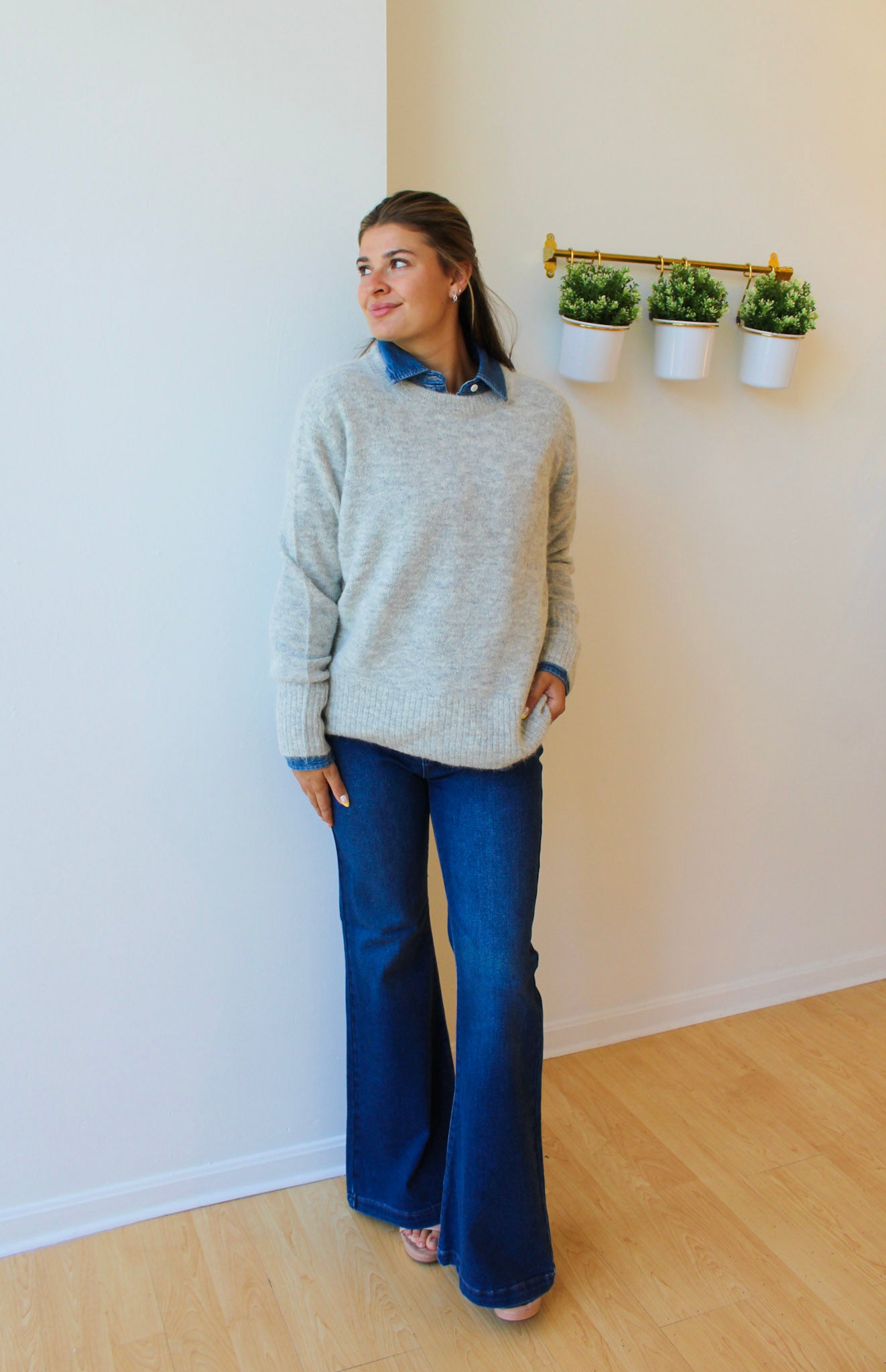 Pistola Ivy Crewneck Sweater - Soft Gray