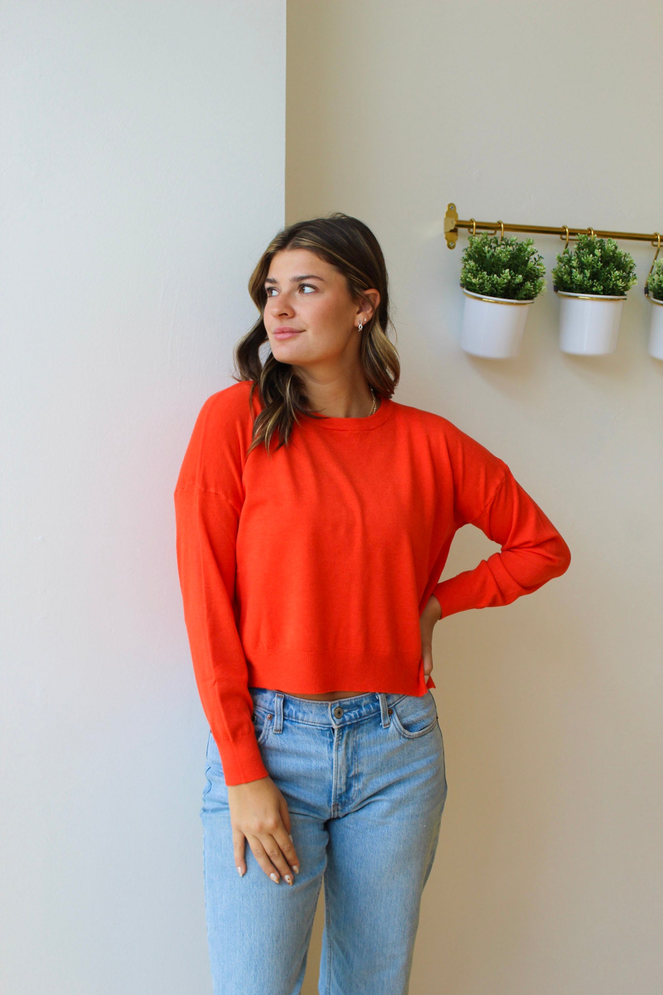 Polly Sweater - Orange