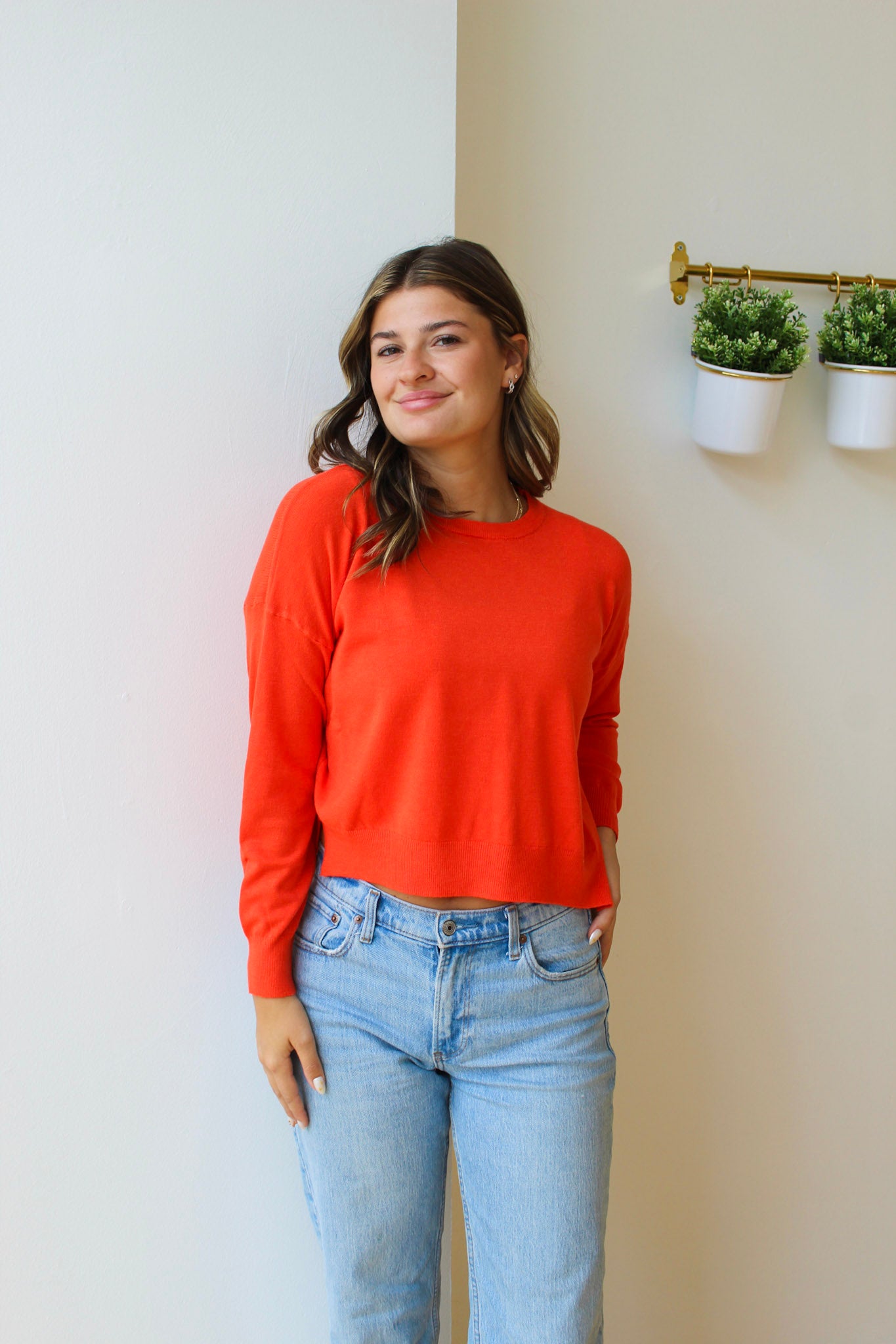 Polly Sweater - Orange
