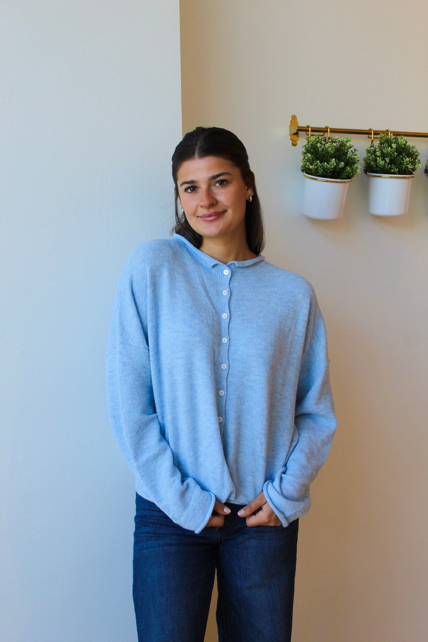 Sky Blue Piper Cardigan