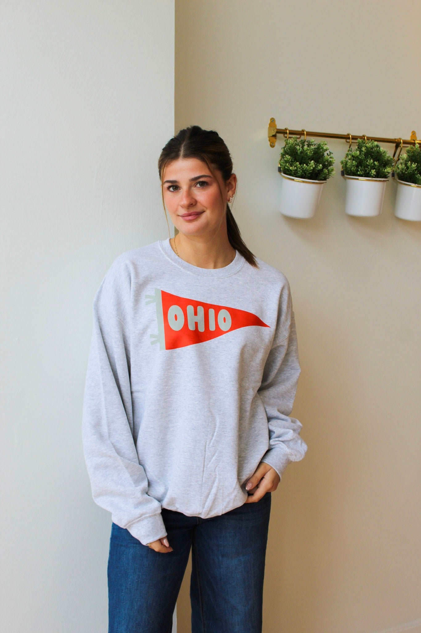 Ohio Pennant Crewneck