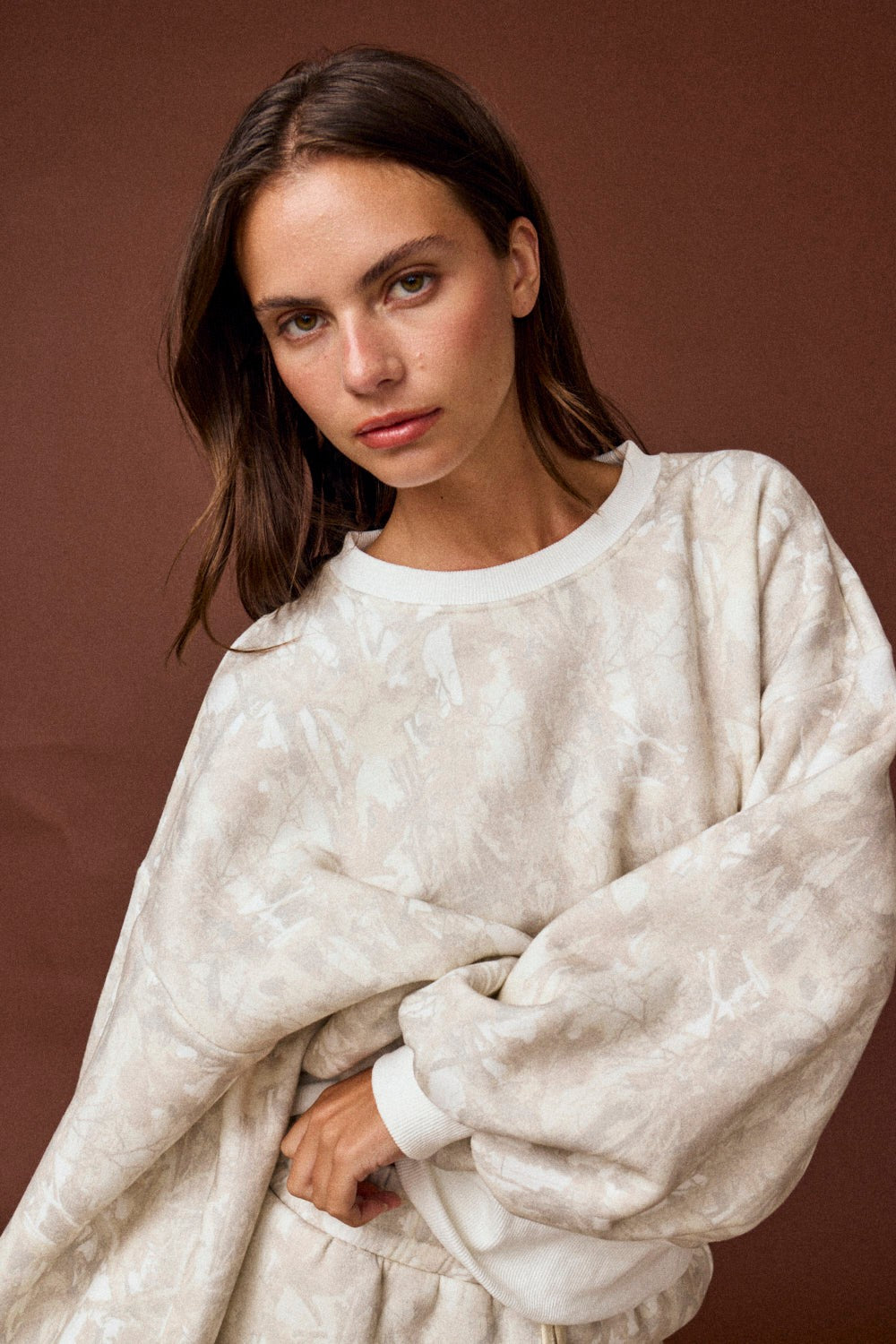 Woodland Camo Crewneck