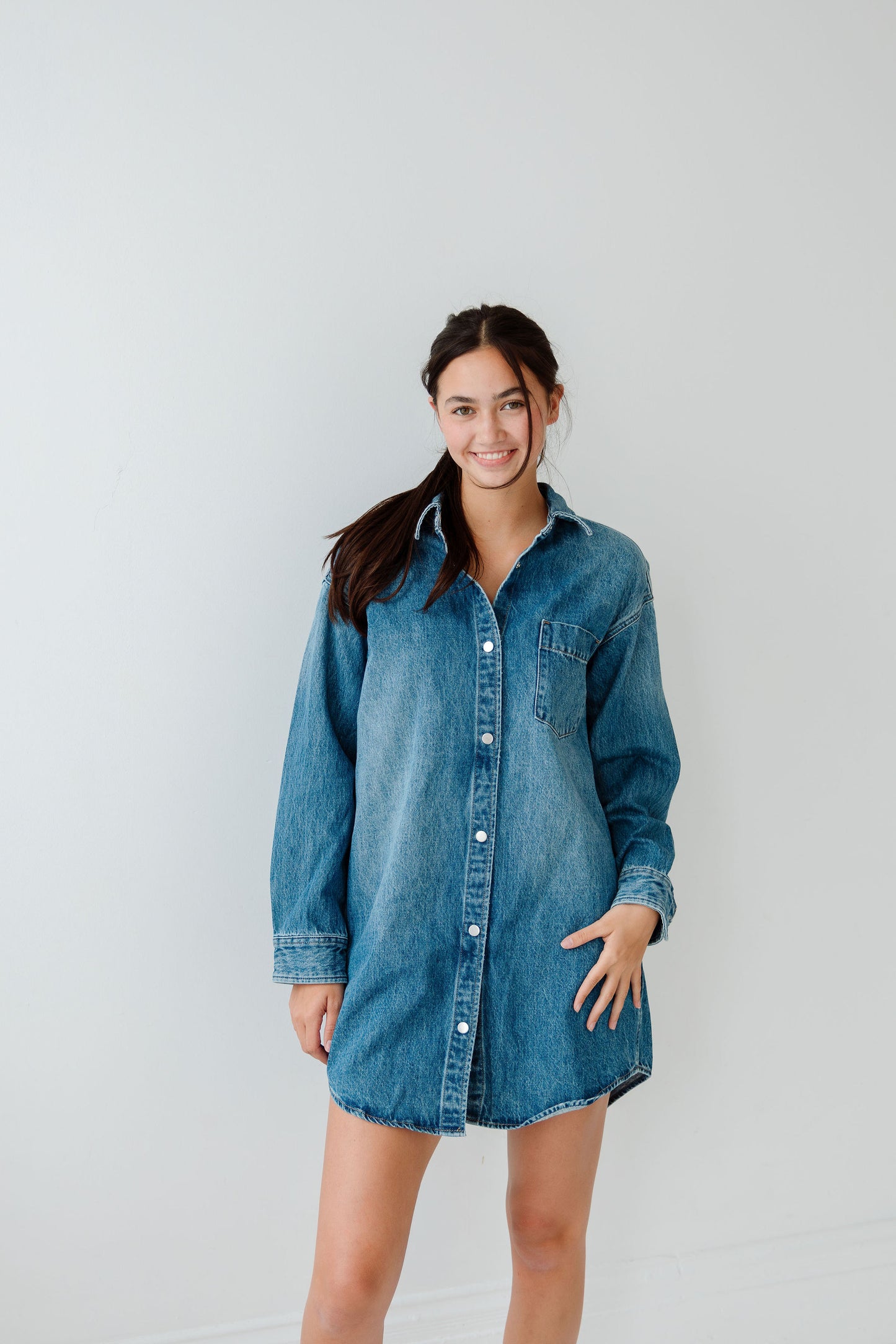 Elle Shirt Dress - Karat