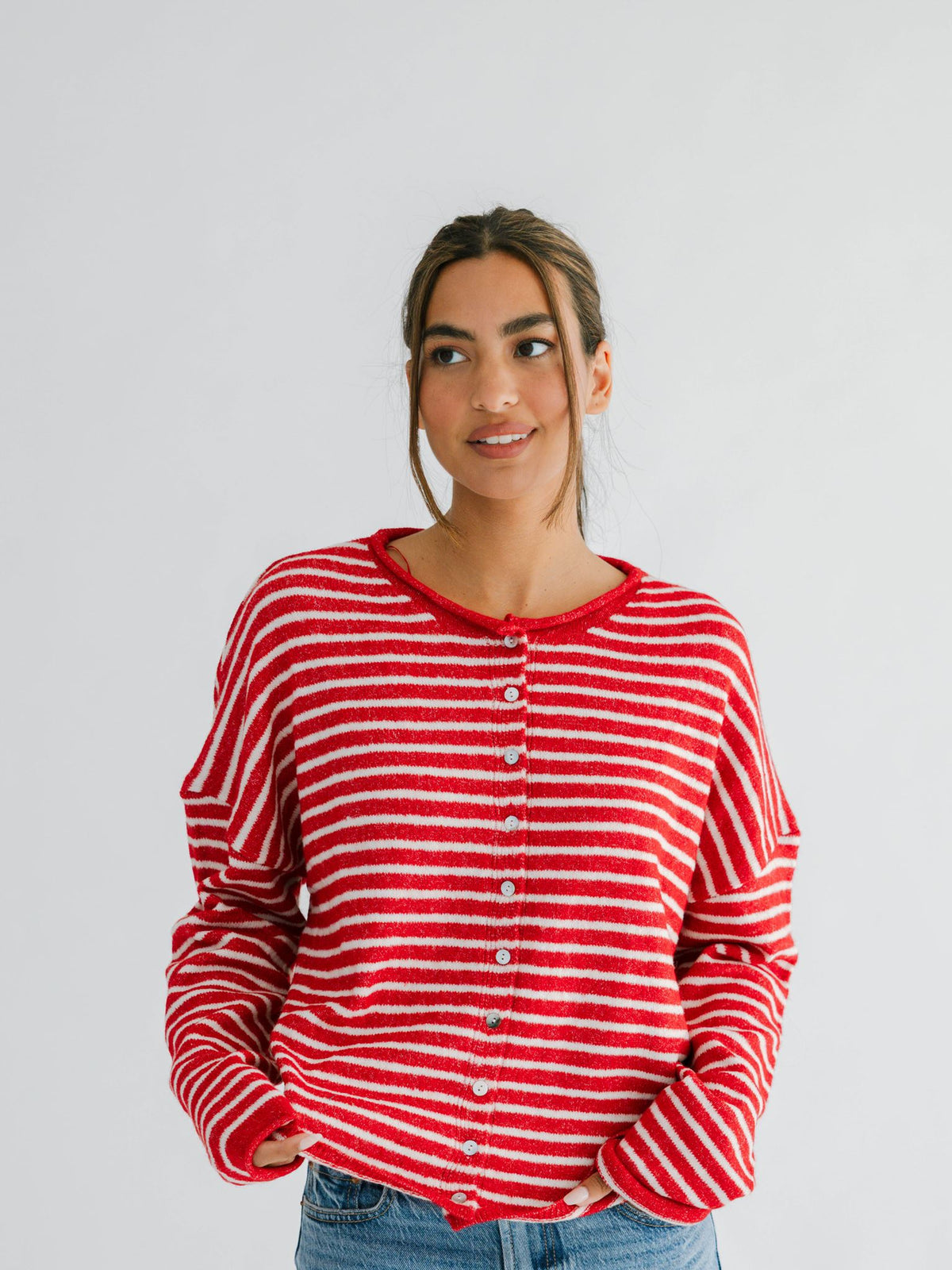 Dean Striped Cardigan