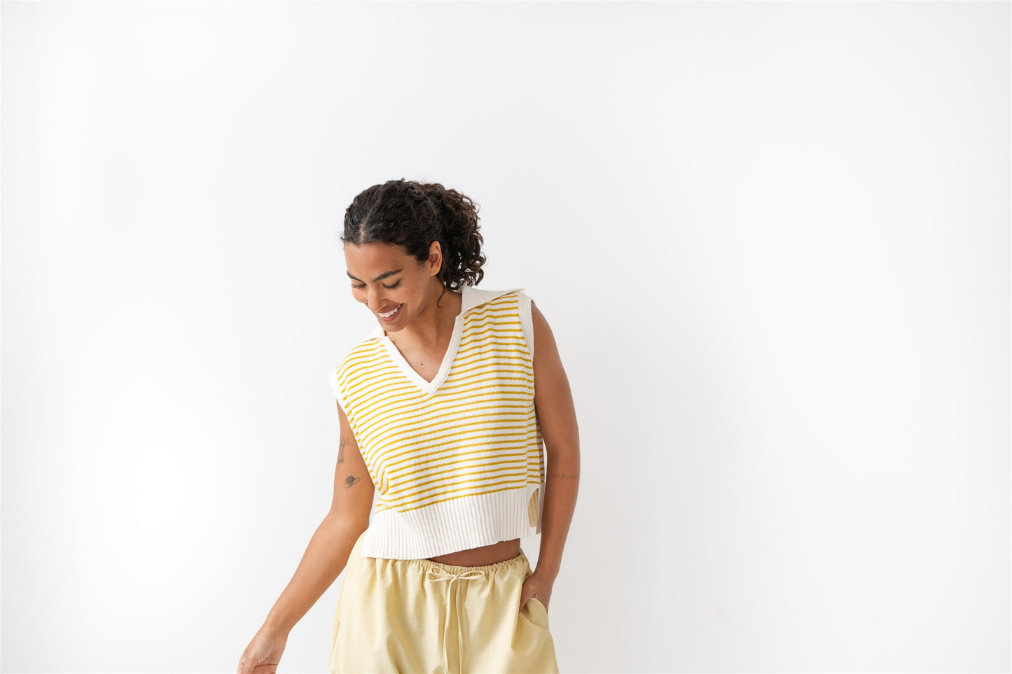 Lucy Lemon Knit Top