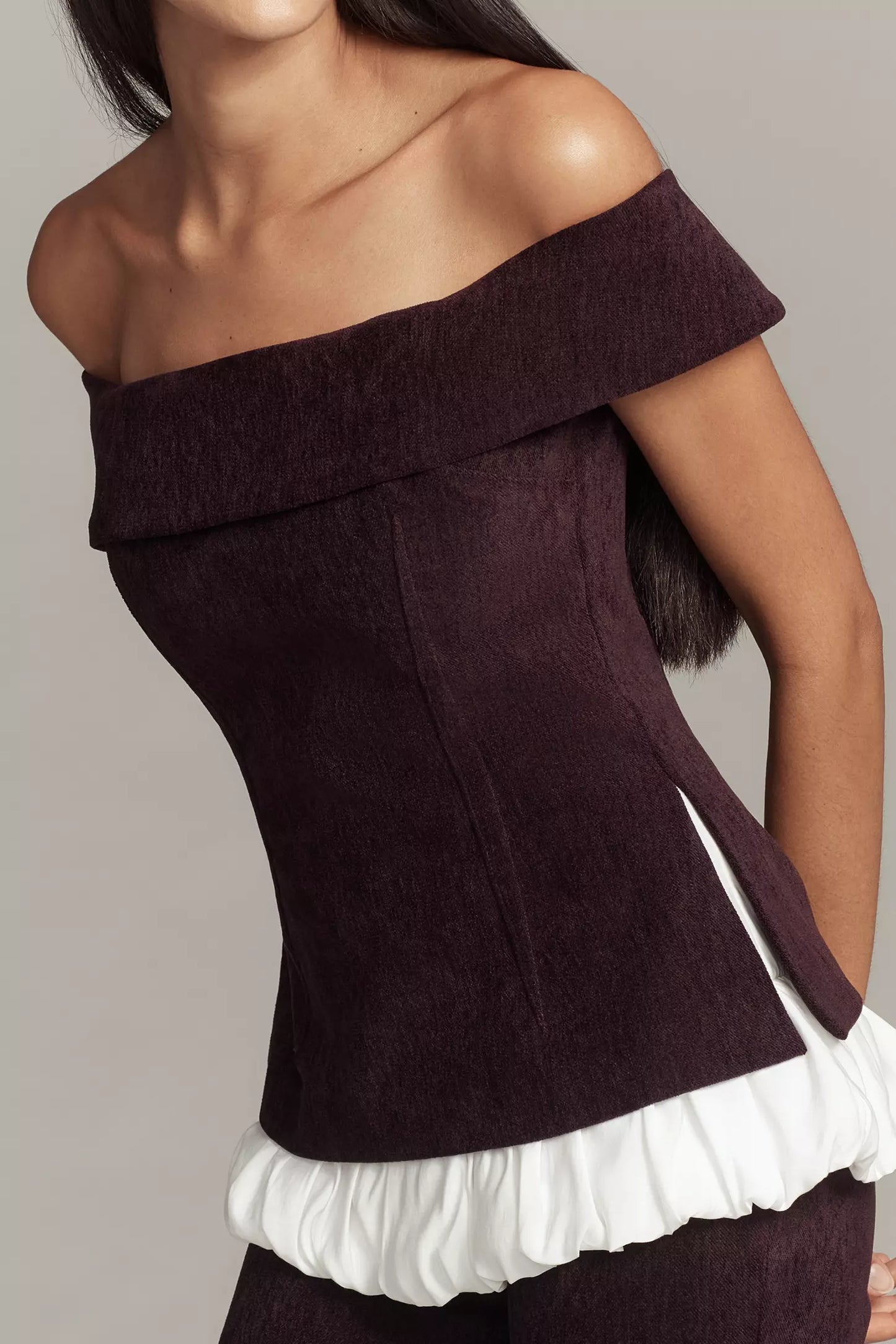 Plum Chenille Top