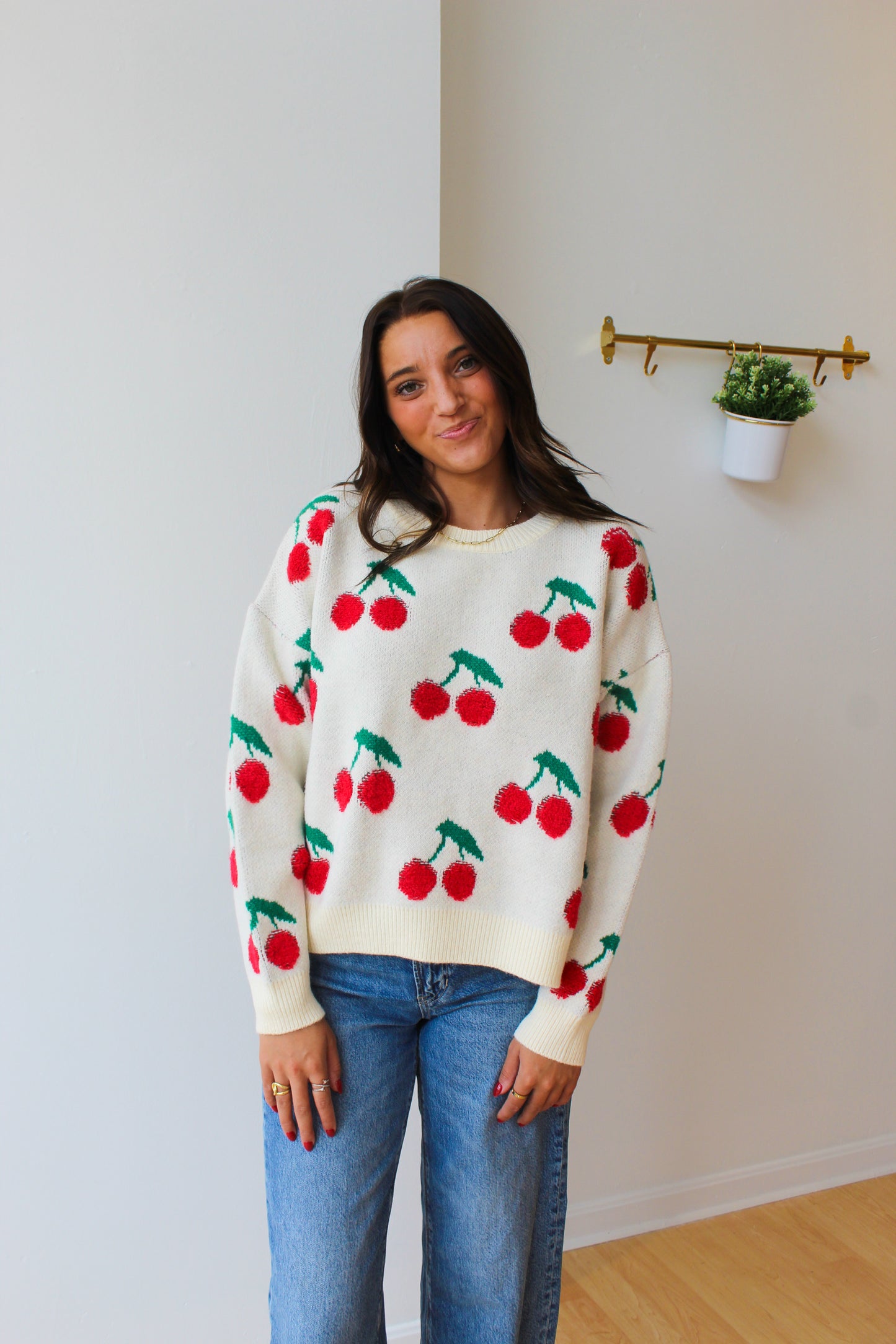 Sherri Cherry Sweater