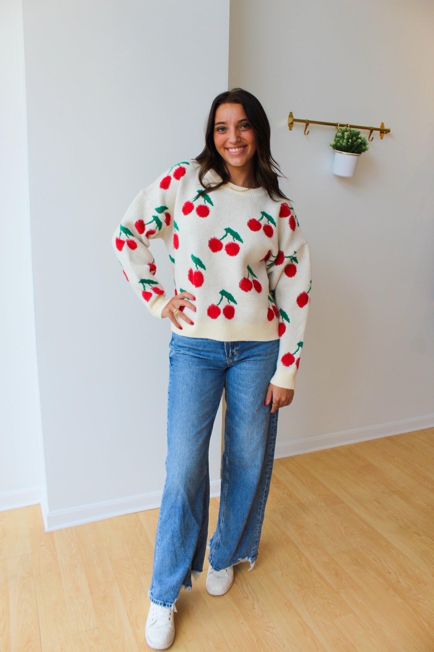 Sherri Cherry Sweater