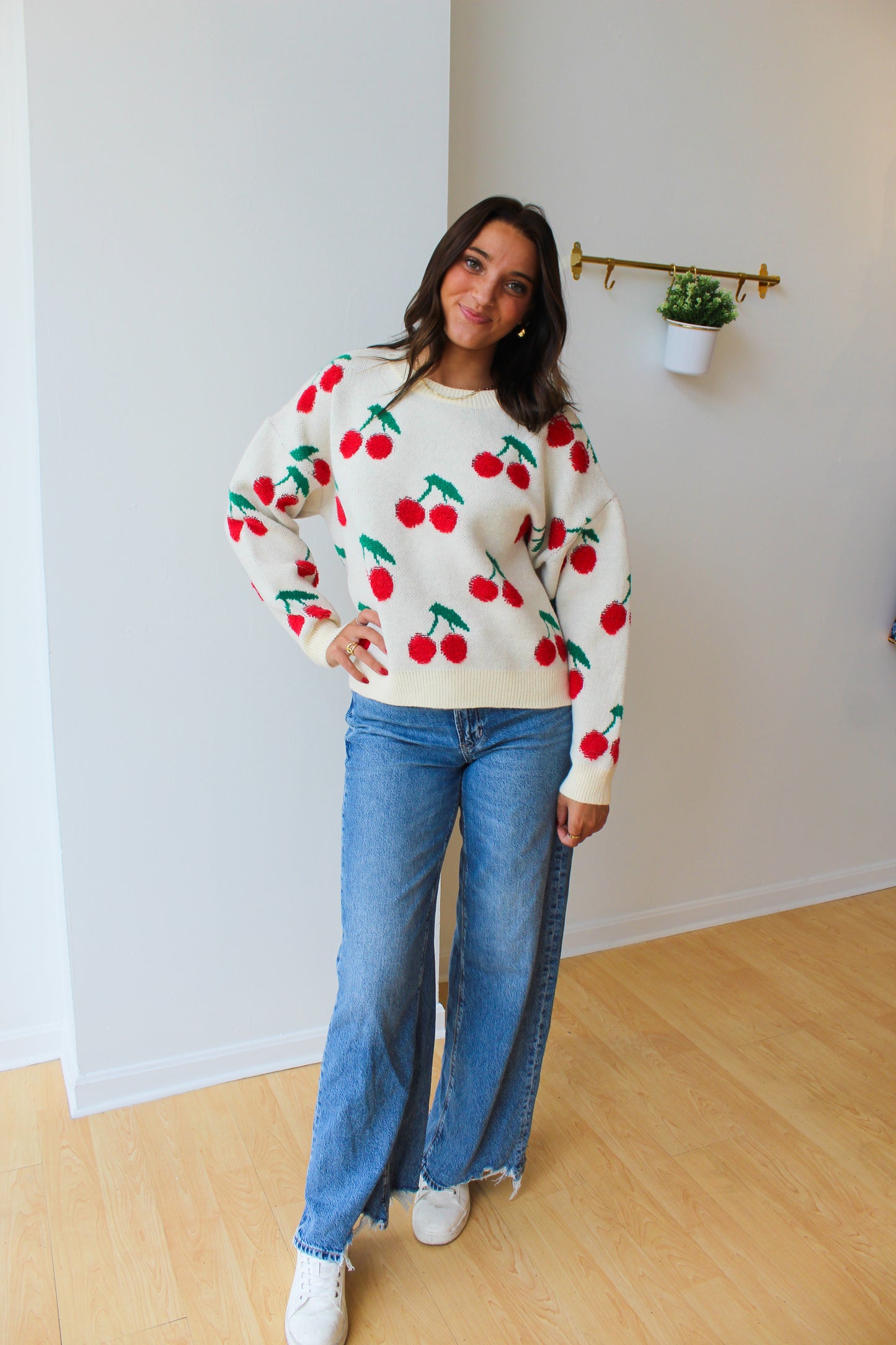 Sherri Cherry Sweater