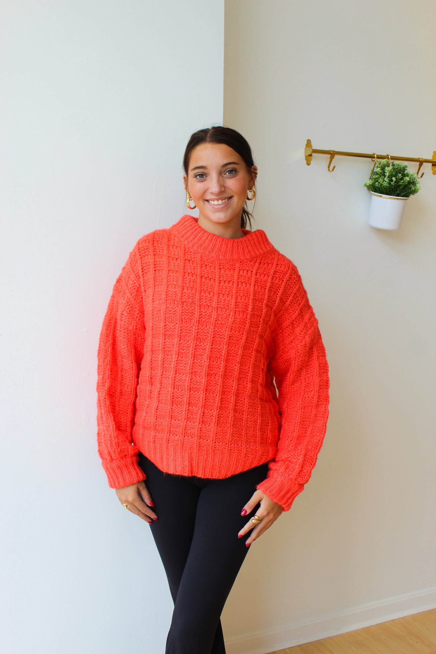 Chjara Orange Sweater