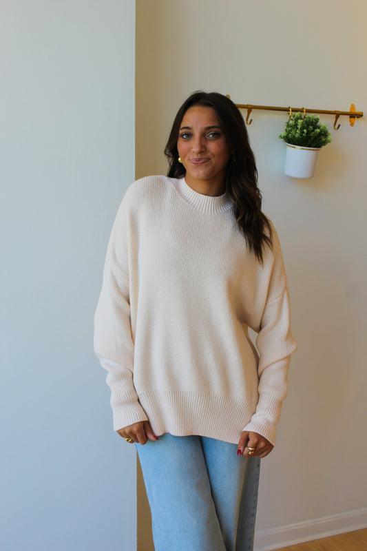 Montauk Cream Sweater