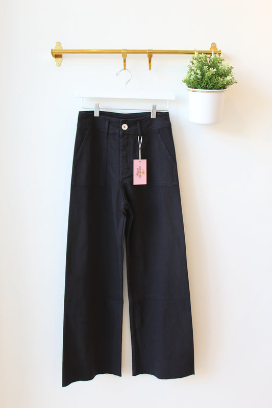 Black Cotton Stretch Jeans