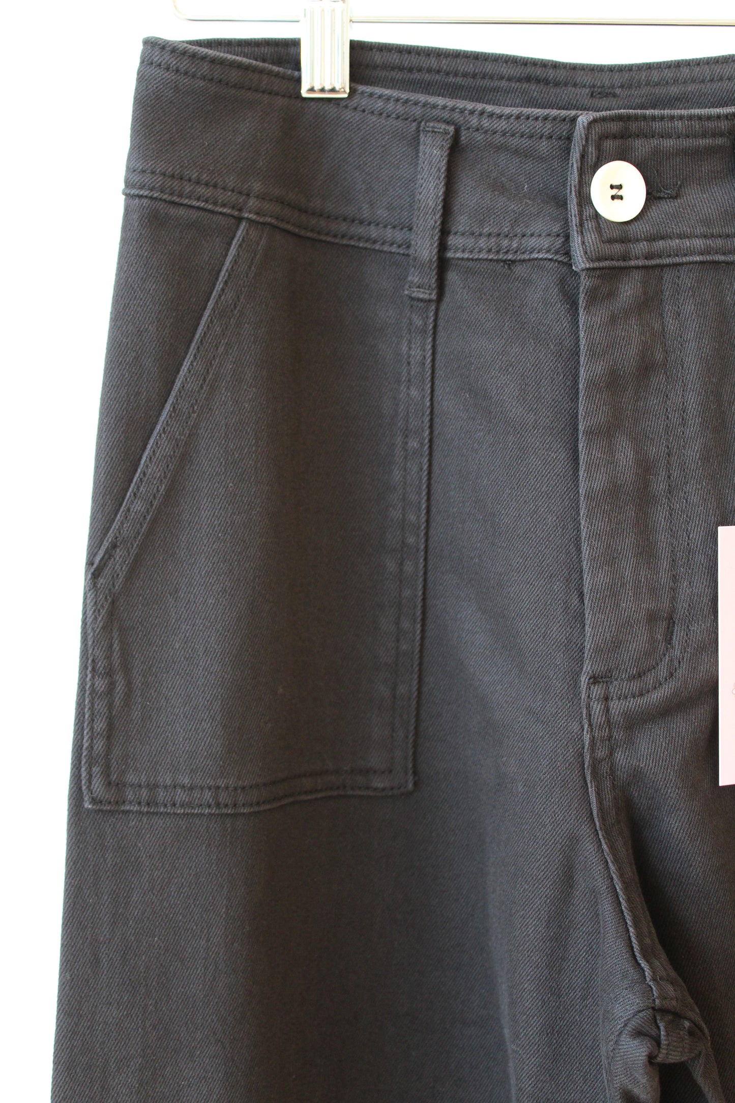 Black Cotton Stretch Jeans