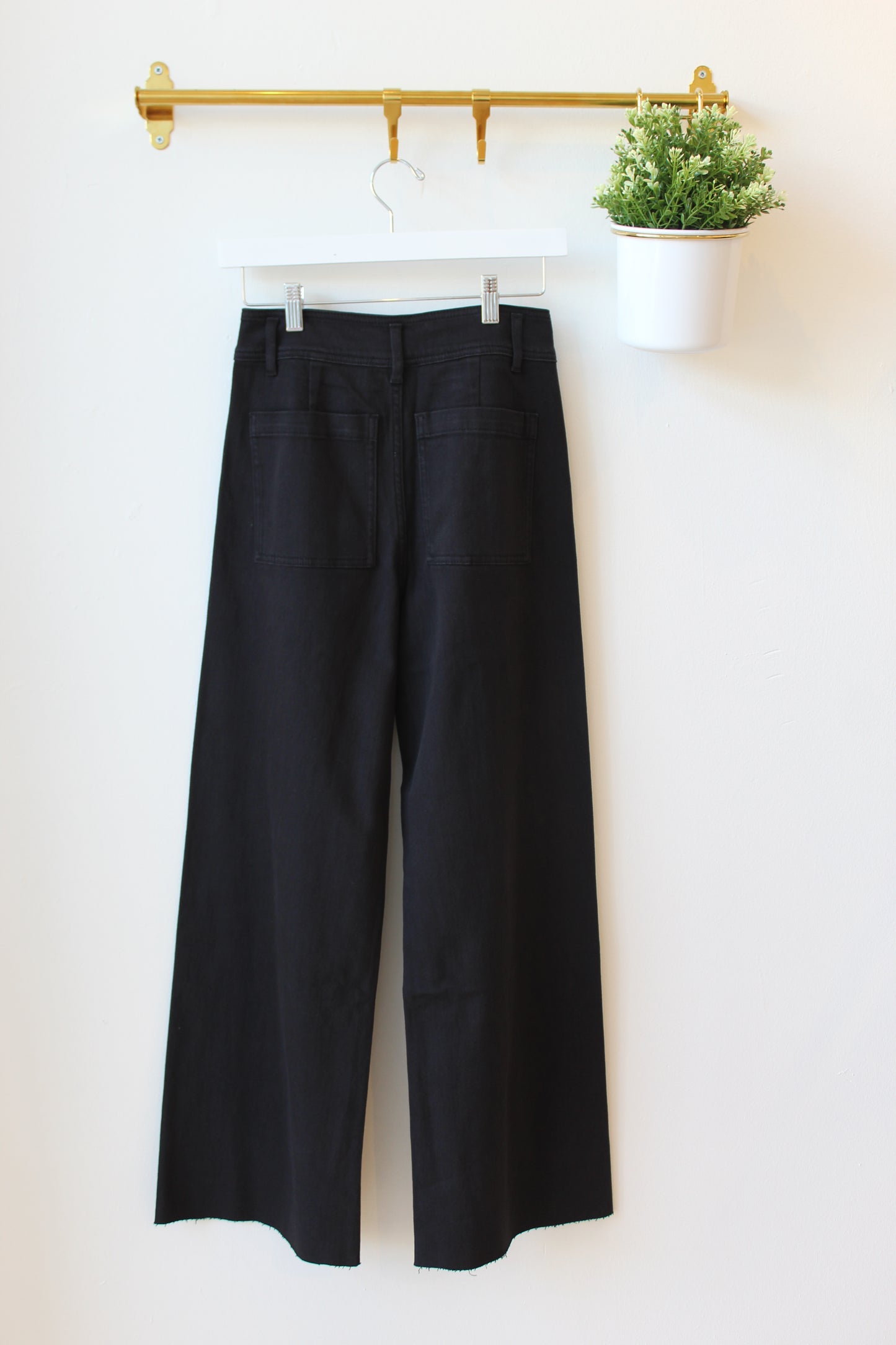 Black Cotton Stretch Jeans