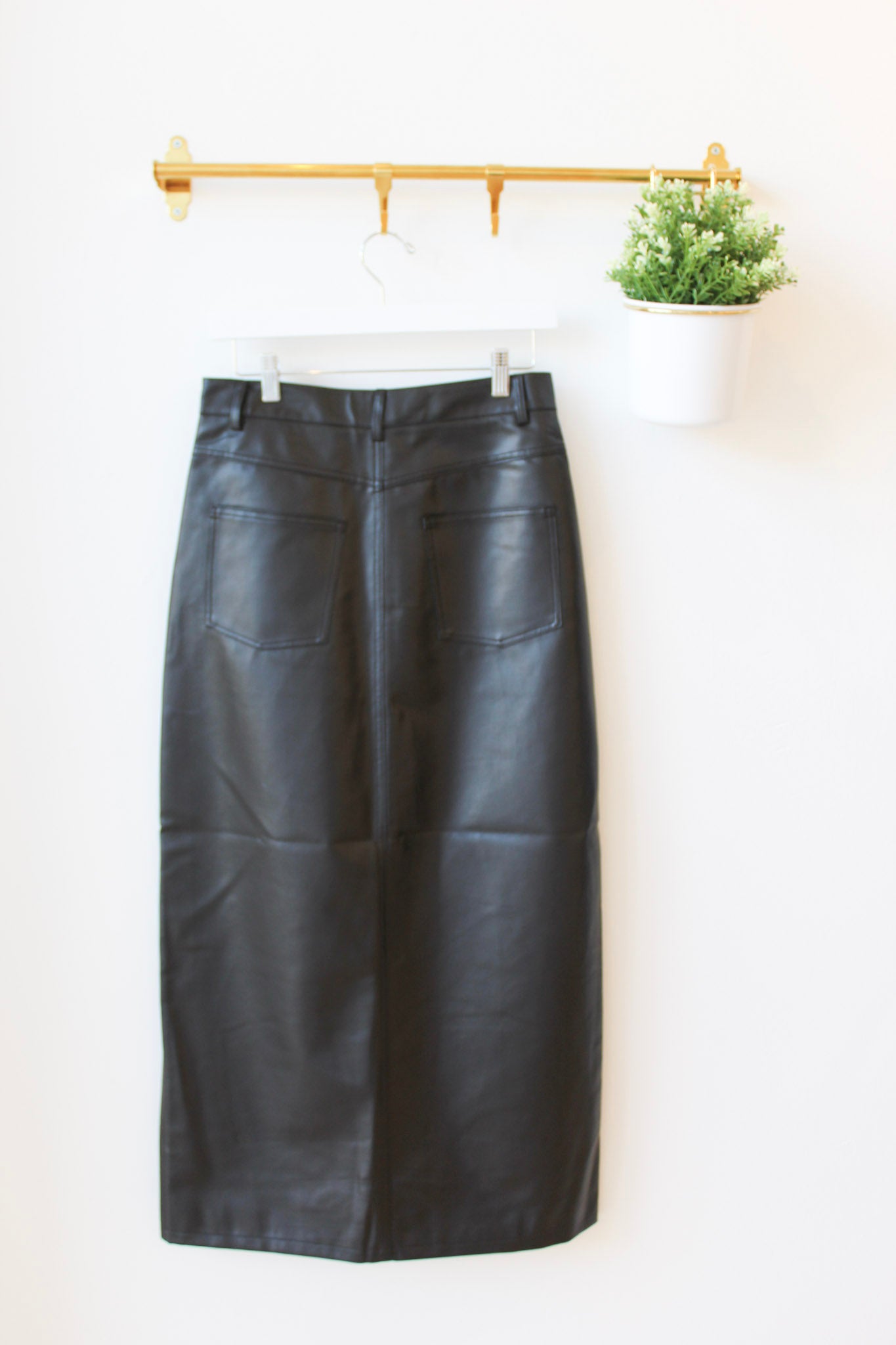 Adison Leather Skirt