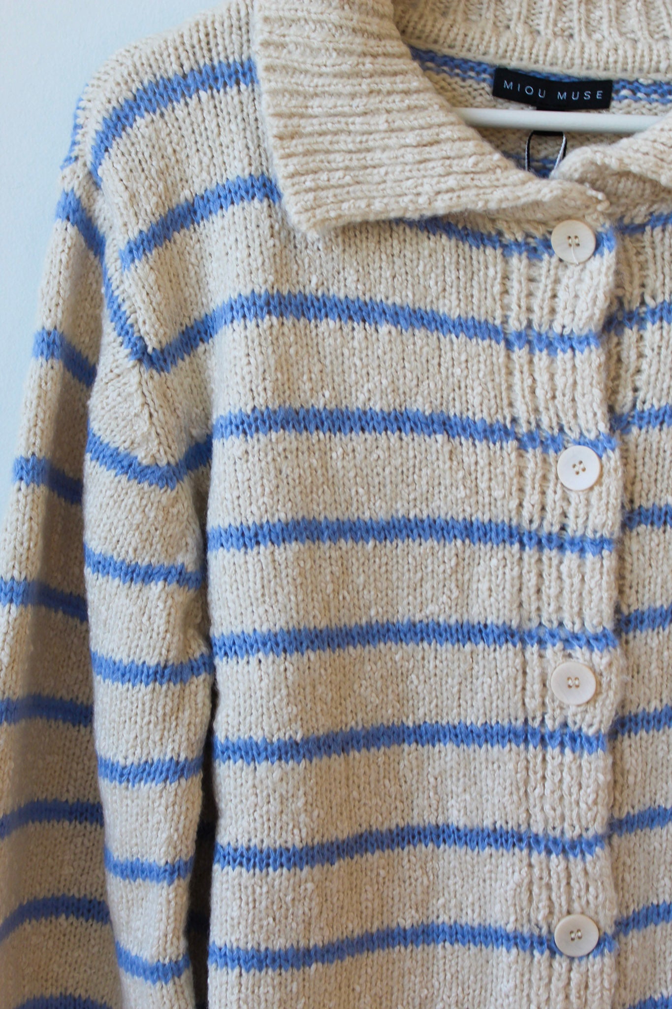 Blueberry Oat Knit Cardigan