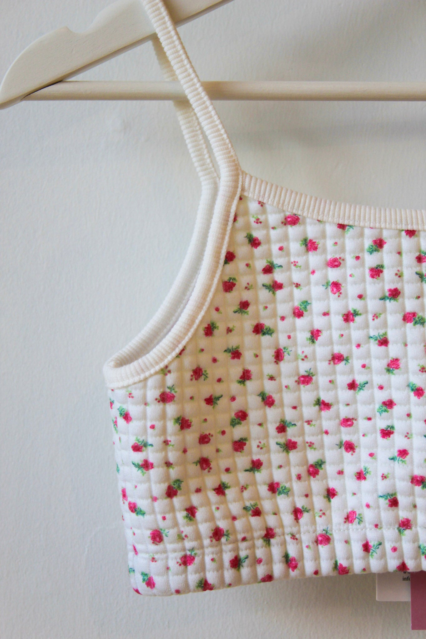 Pretty Roses Quilted Tank