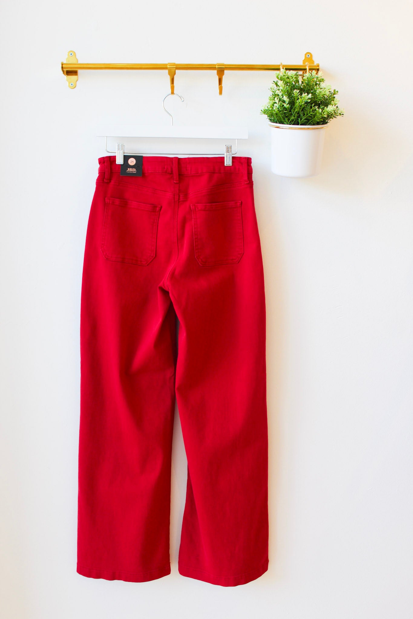 JBD Red Pocket Jeans