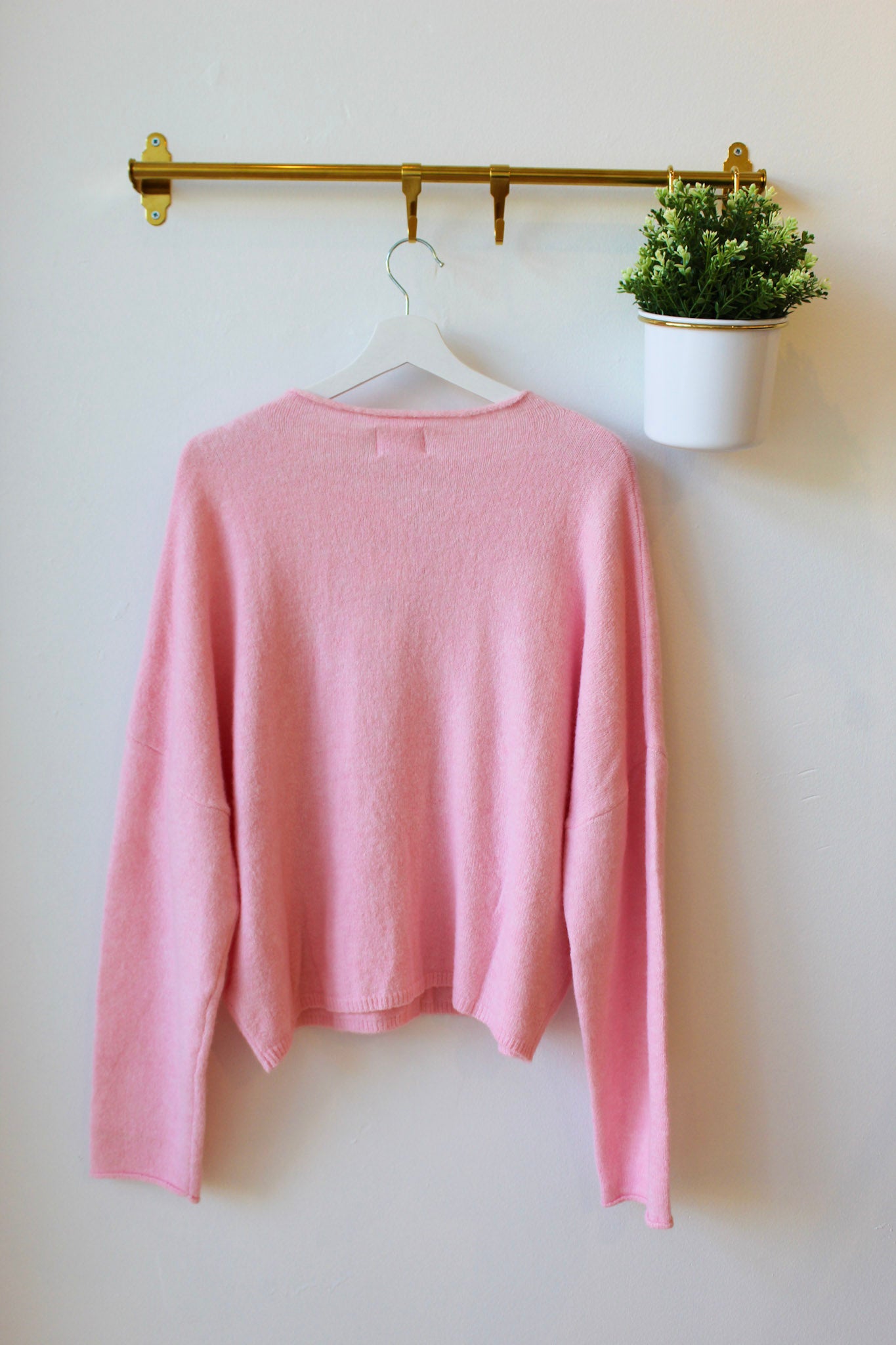 Baby Pink Piper Cardigan