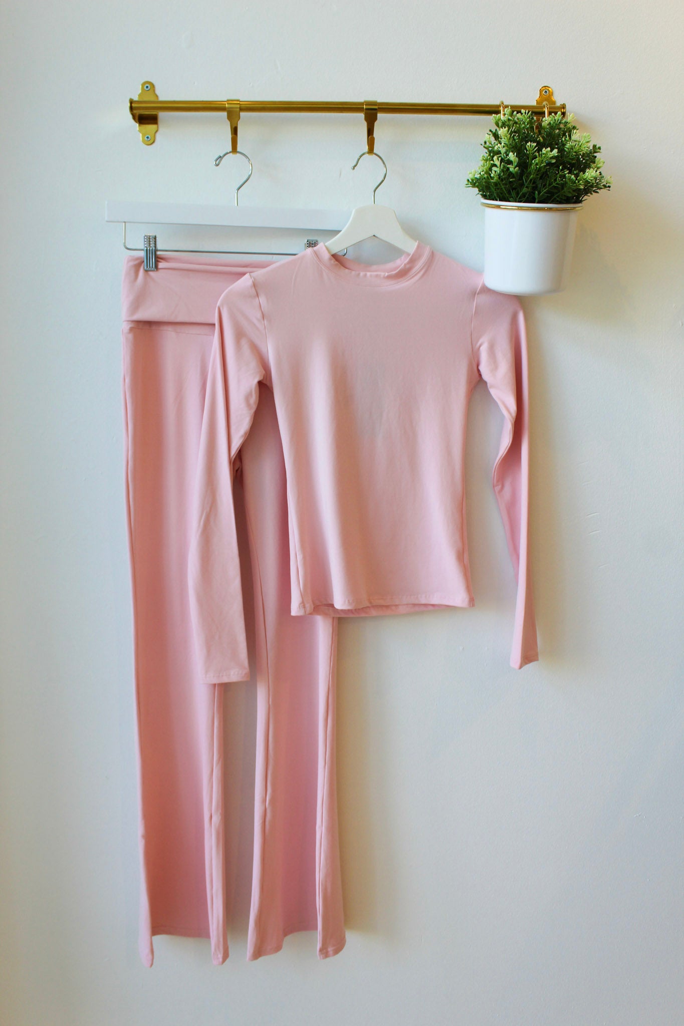 Strawberry Milk Flare Pants