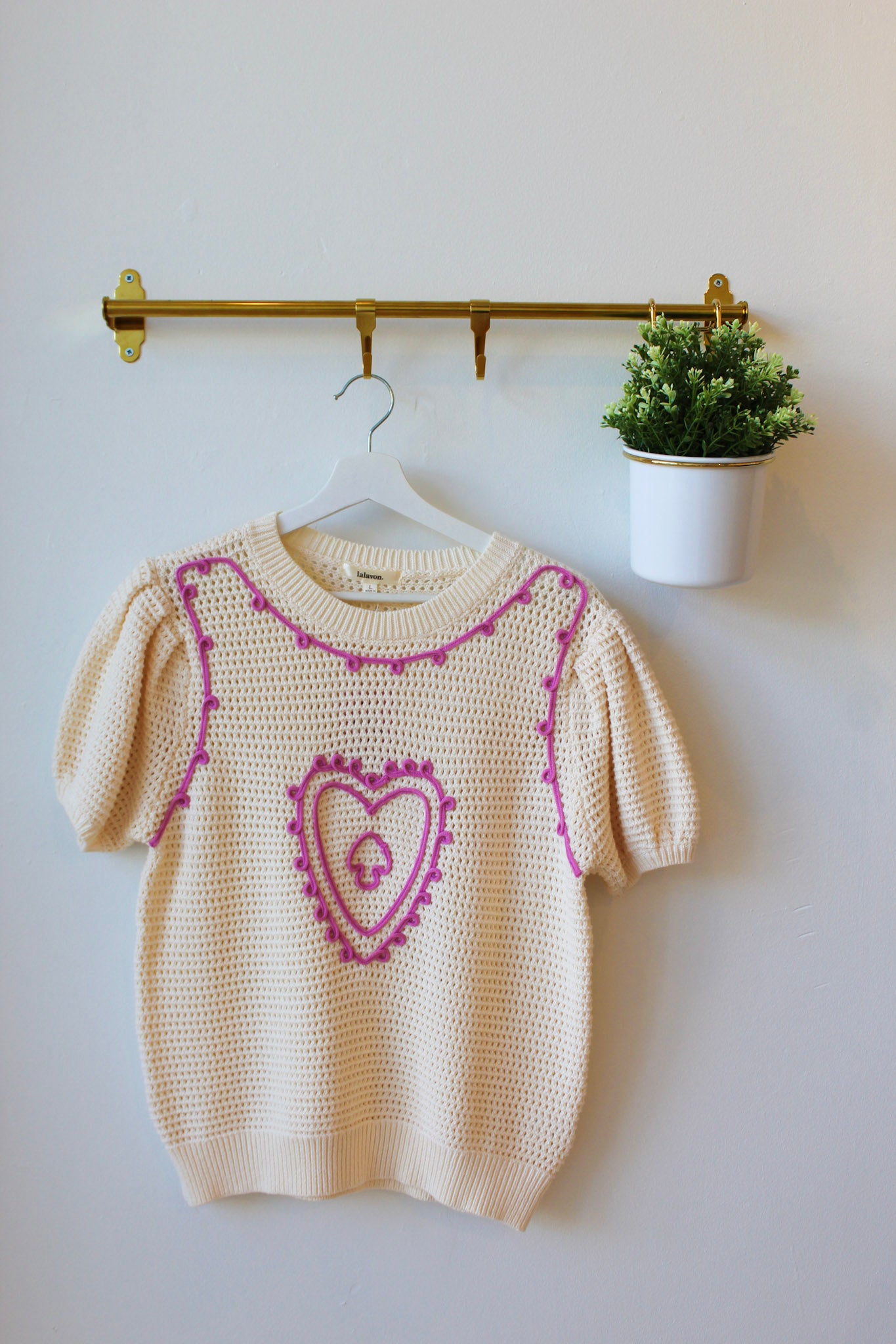 Bubblegum Heart Sweater