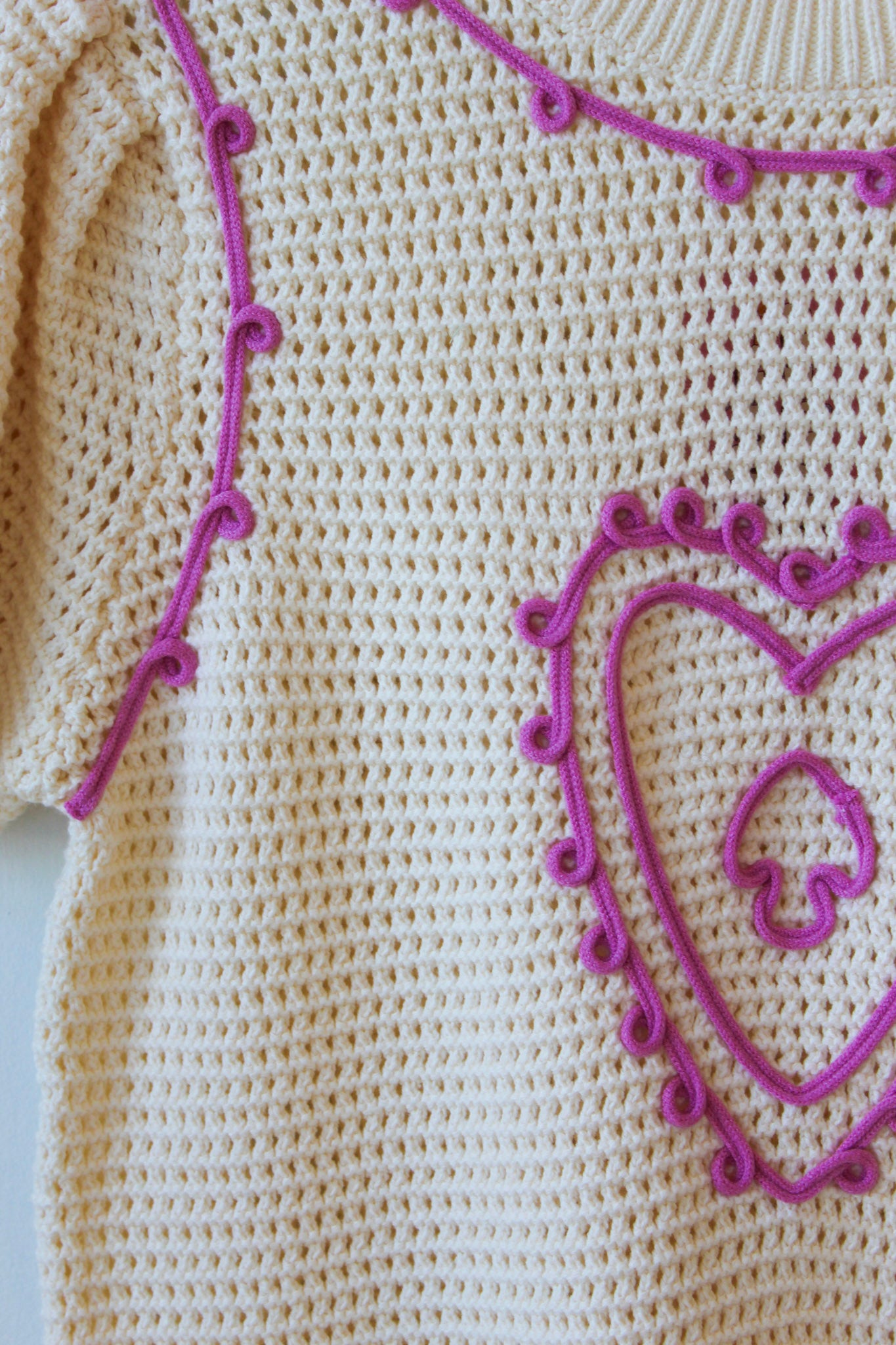 Bubblegum Heart Sweater