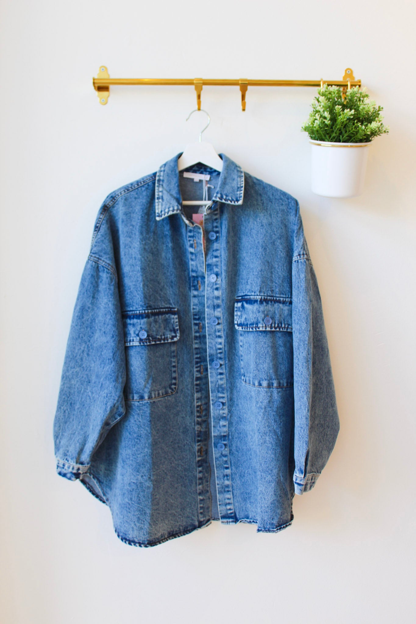 Finley Oversized Jean Shacket