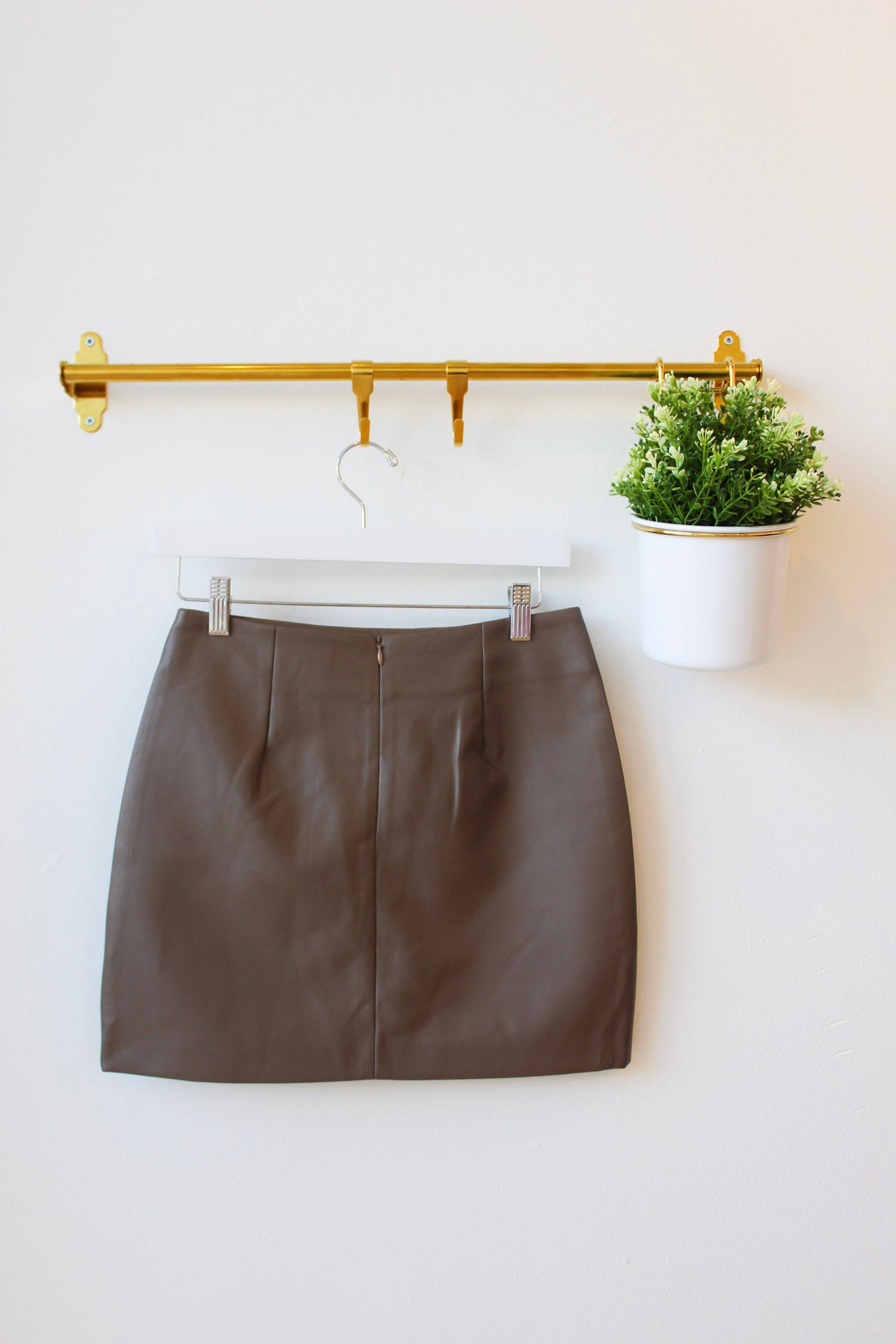 Luca Leather Skirt