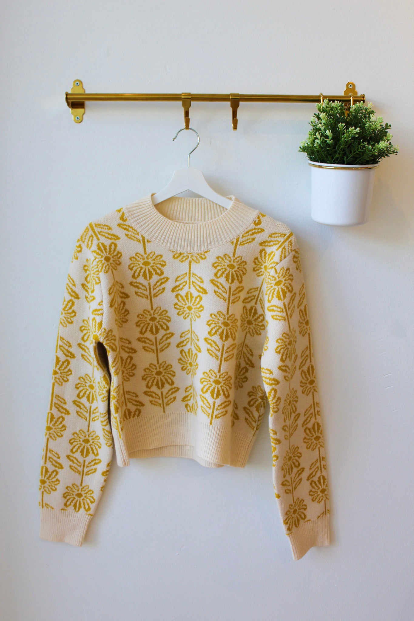 Honeysuckle Floral Sweater