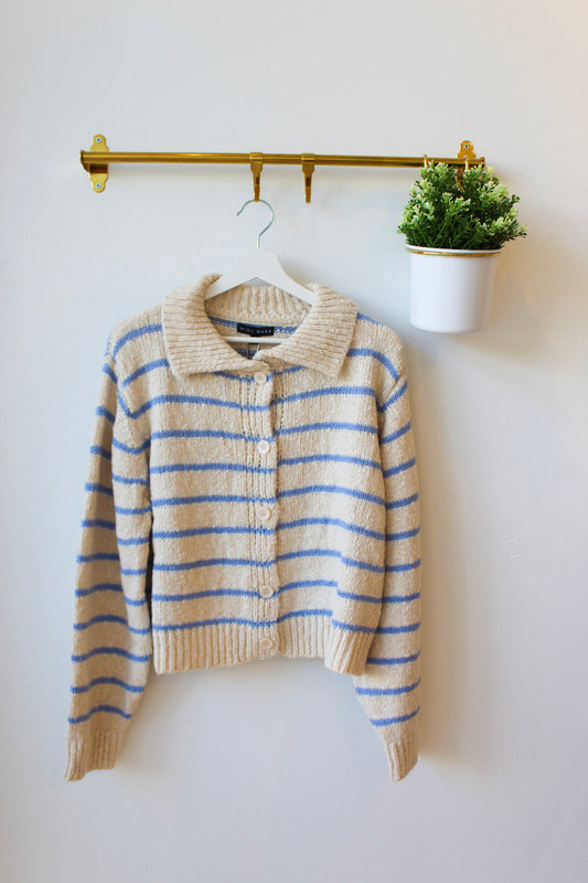 Blueberry Oat Knit Cardigan