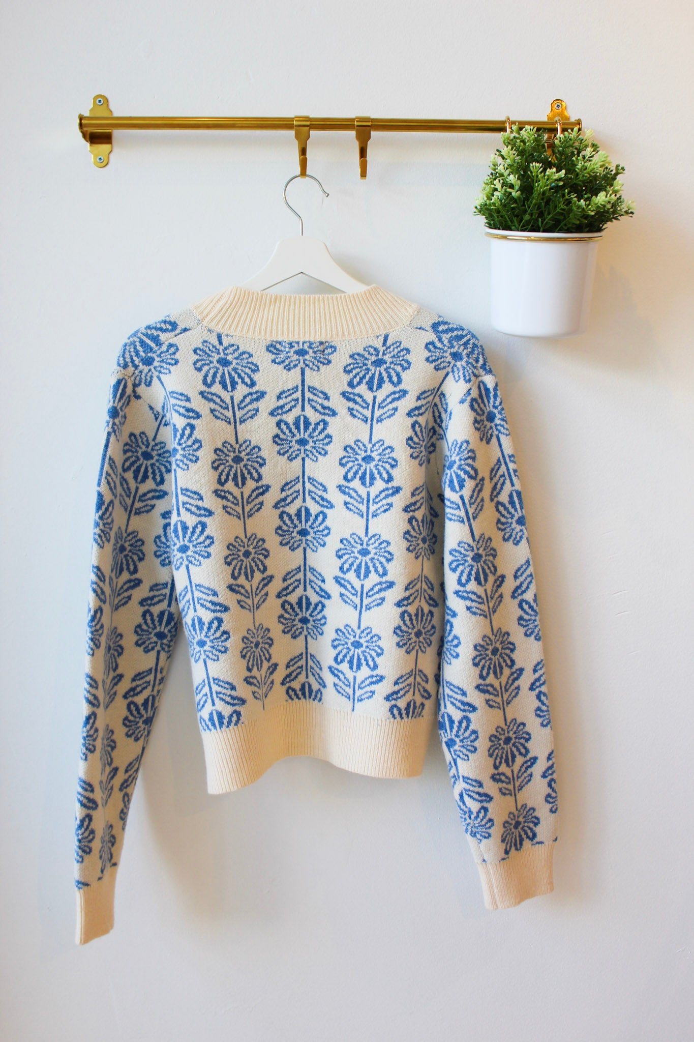 Blueberry Blooms Sweater