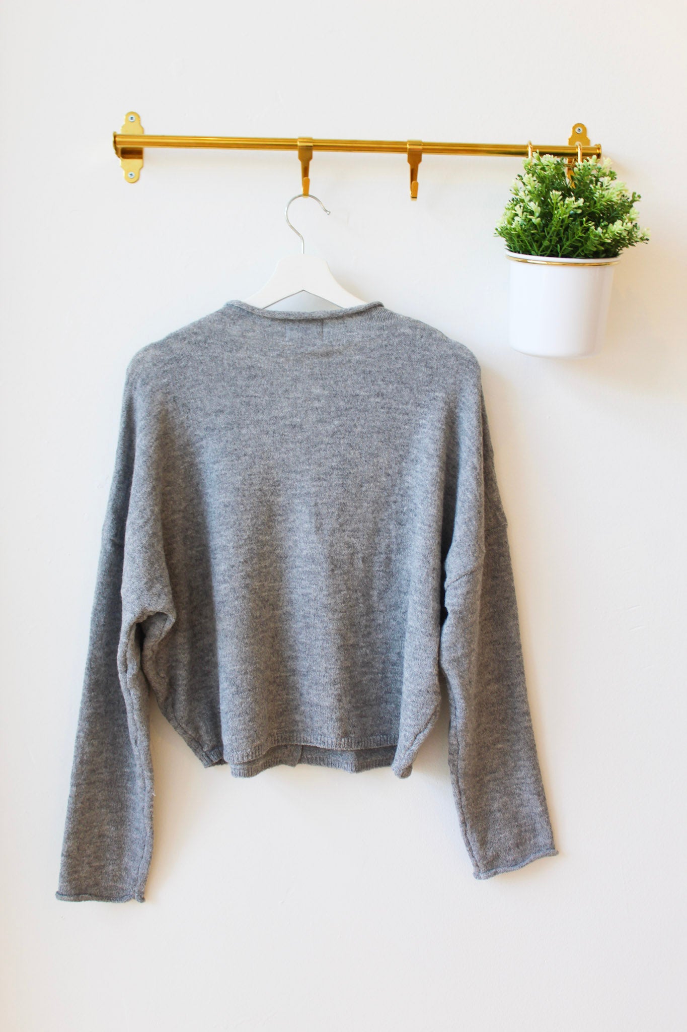 Gray Piper Cardigan