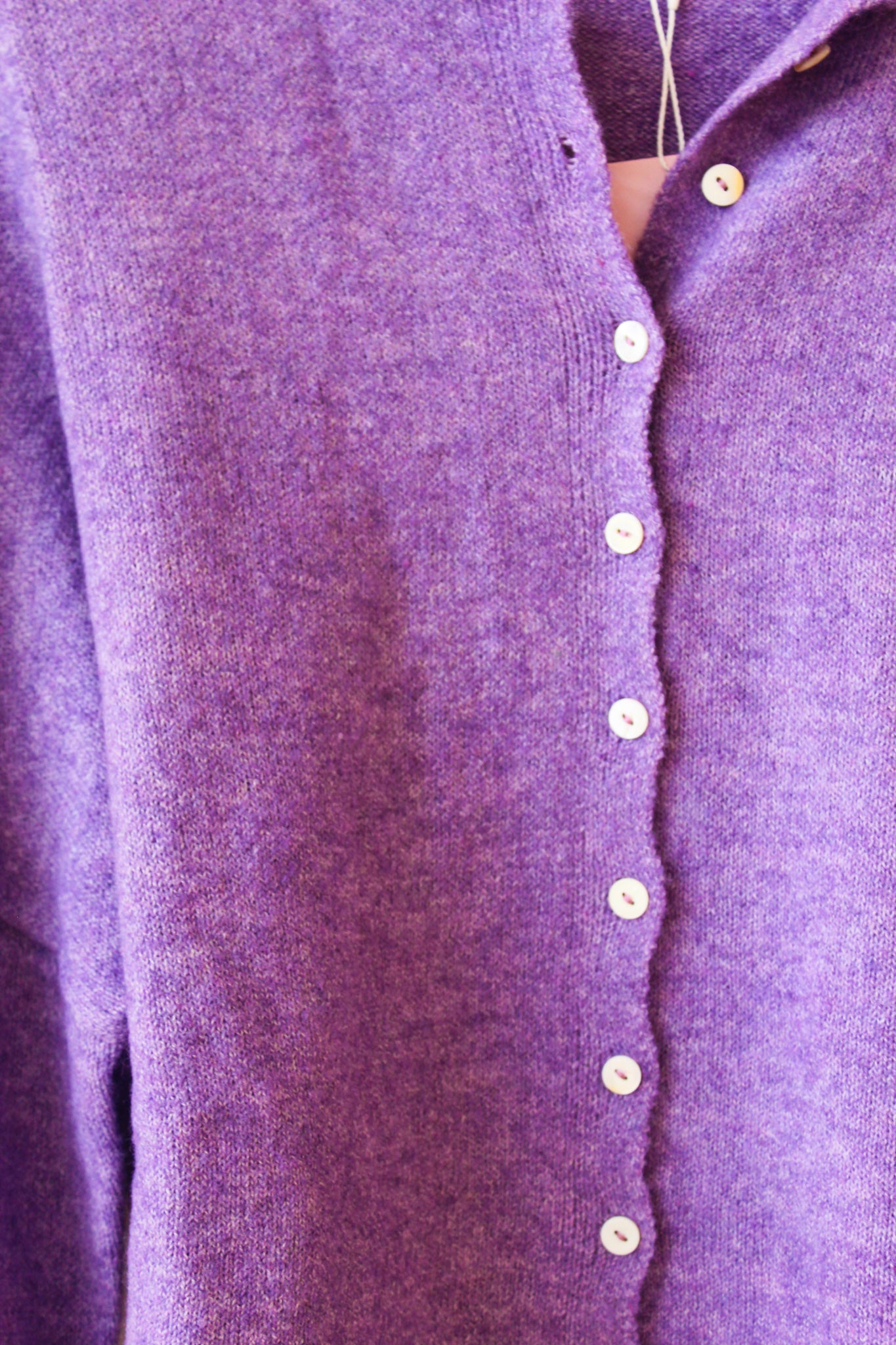 Purple Piper Cardigan