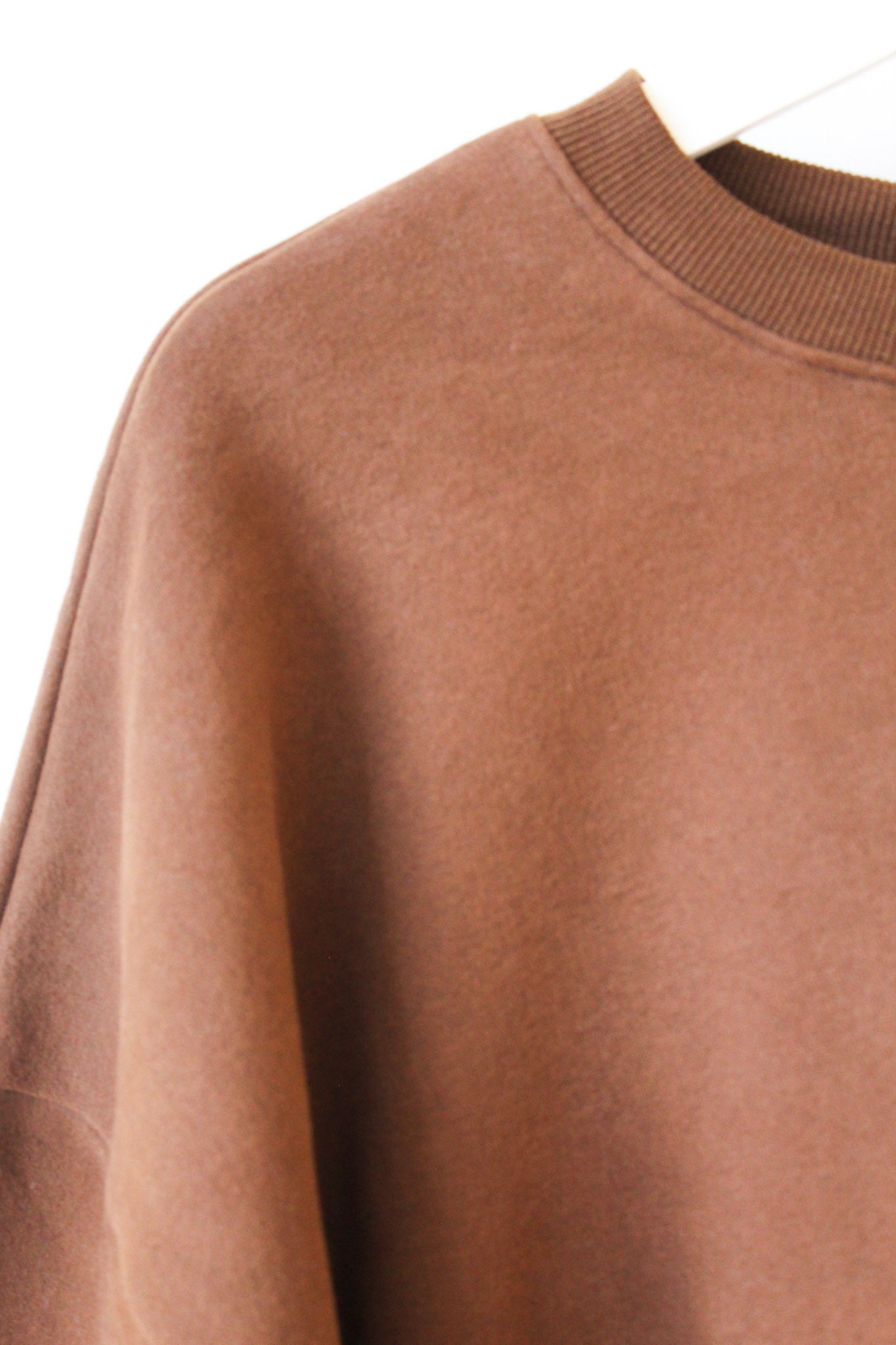 Laura Fleece Crewneck - Chocolate