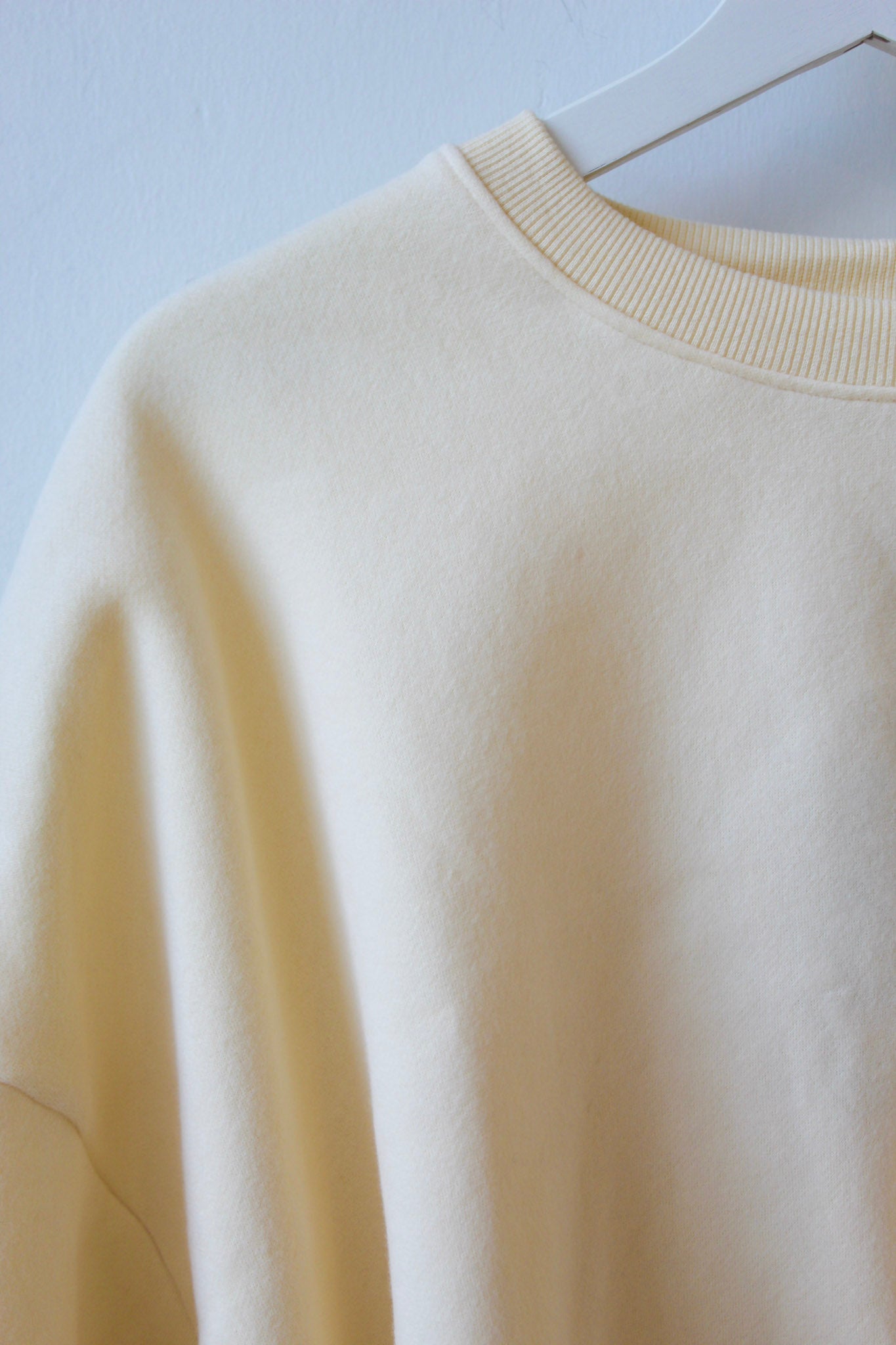 Laura Fleece Crewneck - Cream