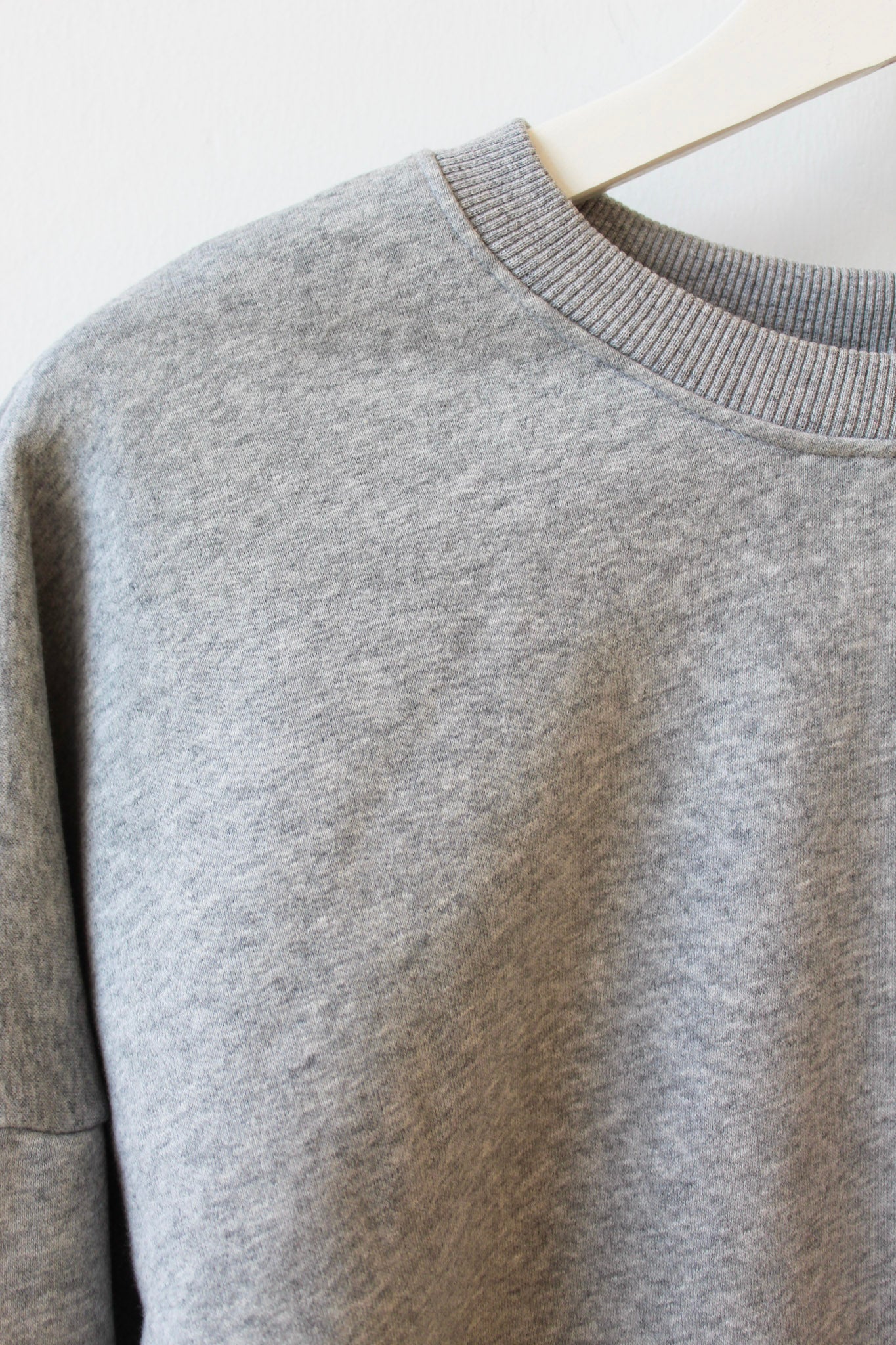 Laura Fleece Crewneck - Heather Gray