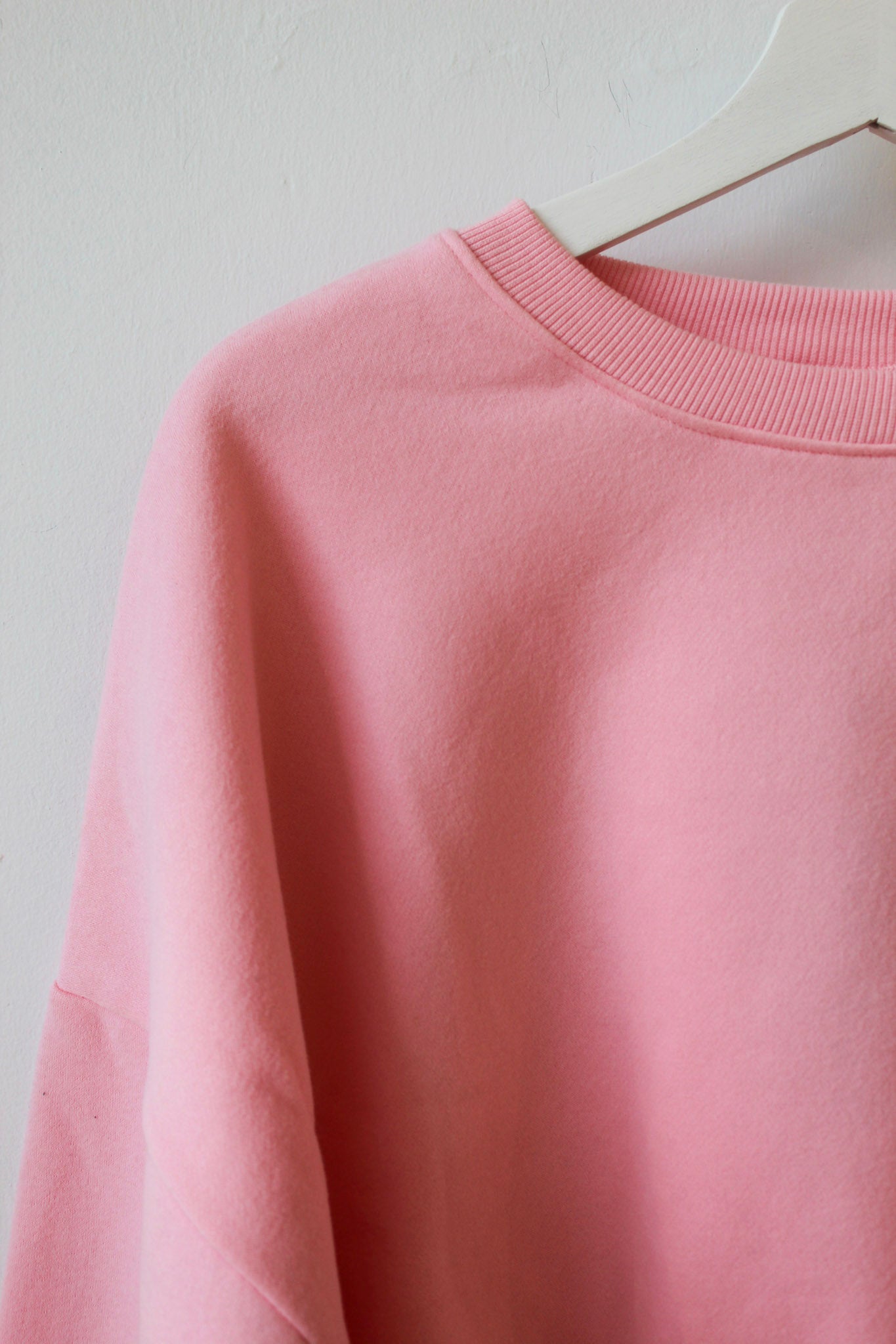 Laura Fleece Crewneck - Light Pink