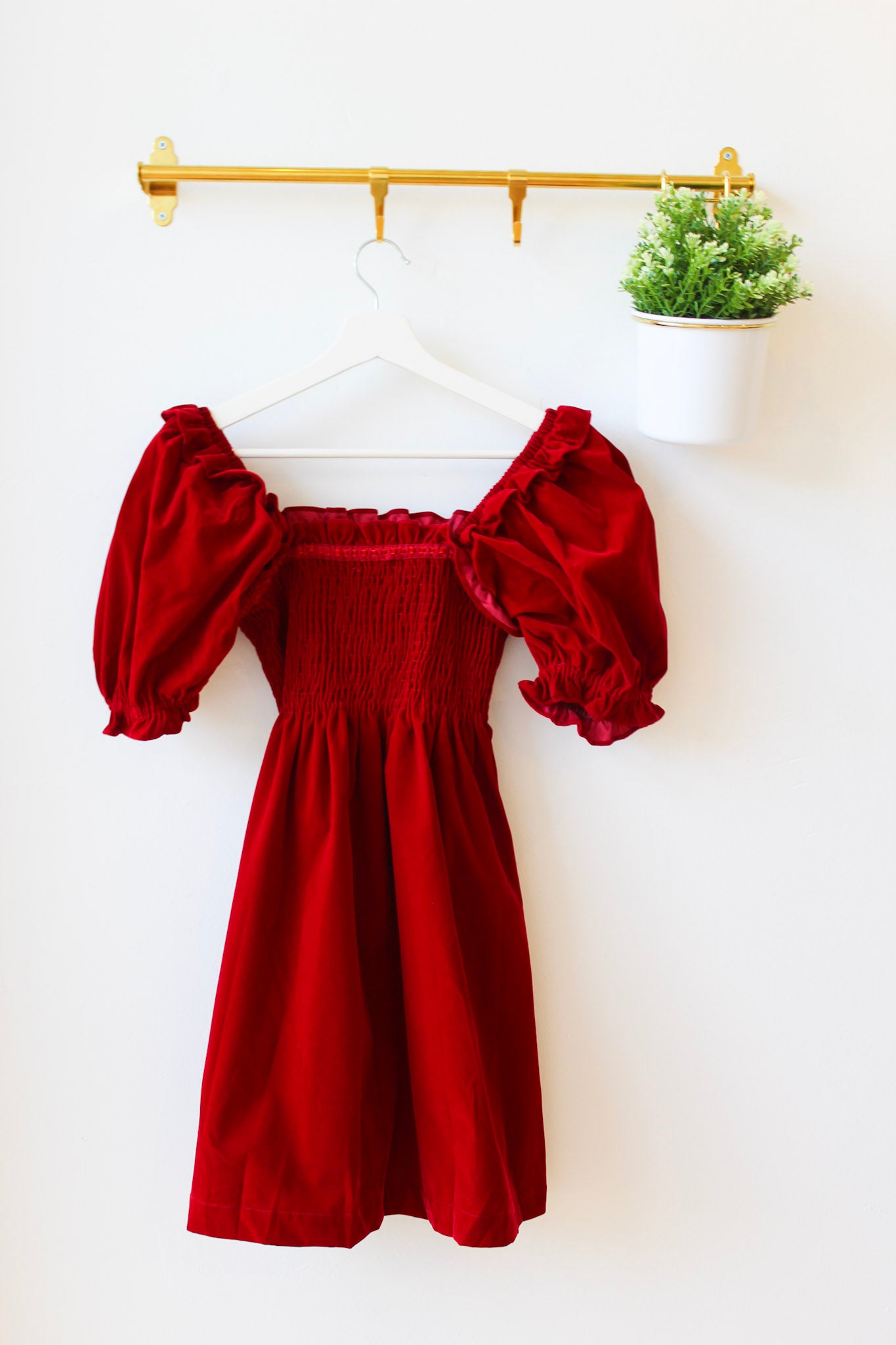 Vincent Velvet Babydoll Dress