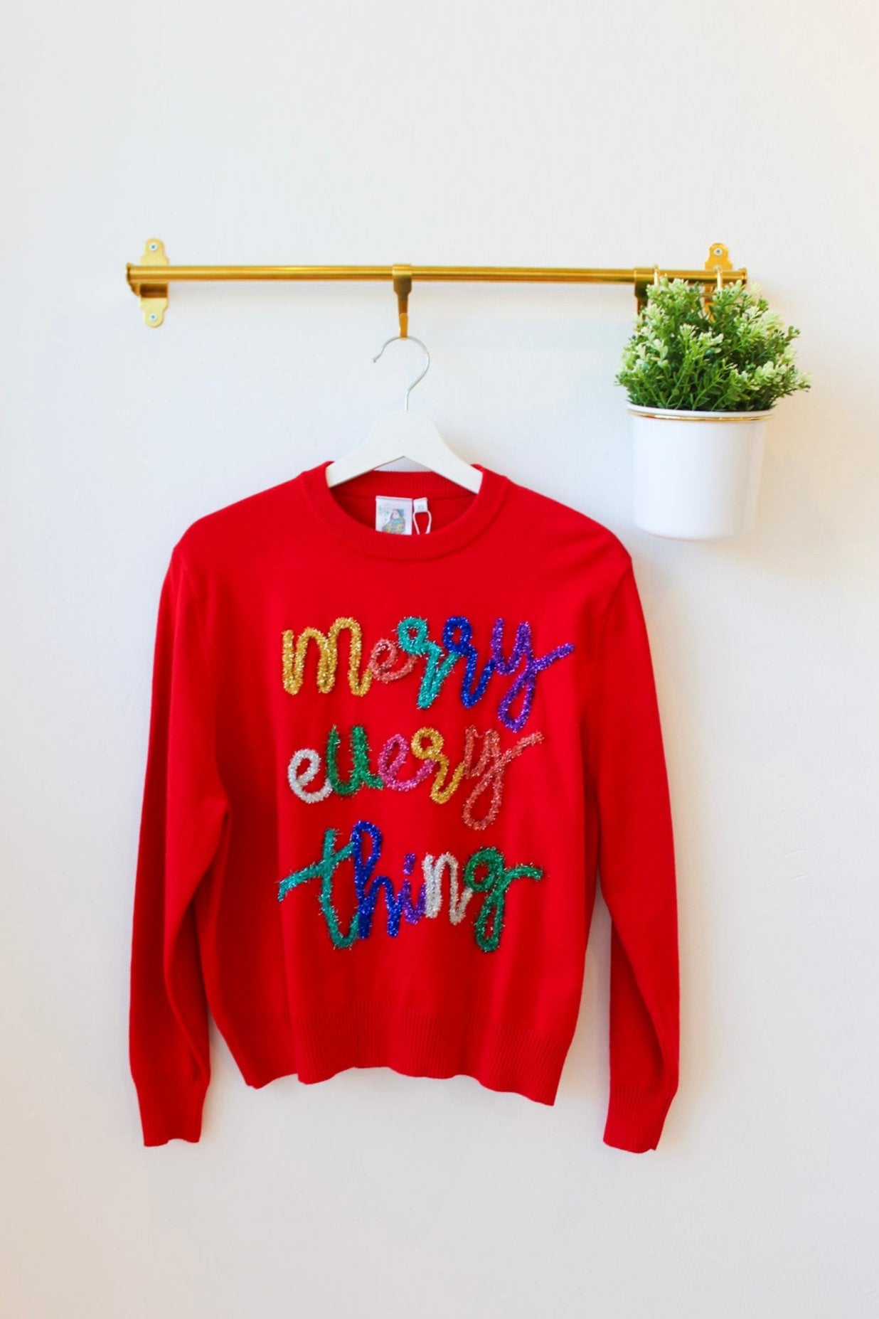 Merry Everything Sweater - Red