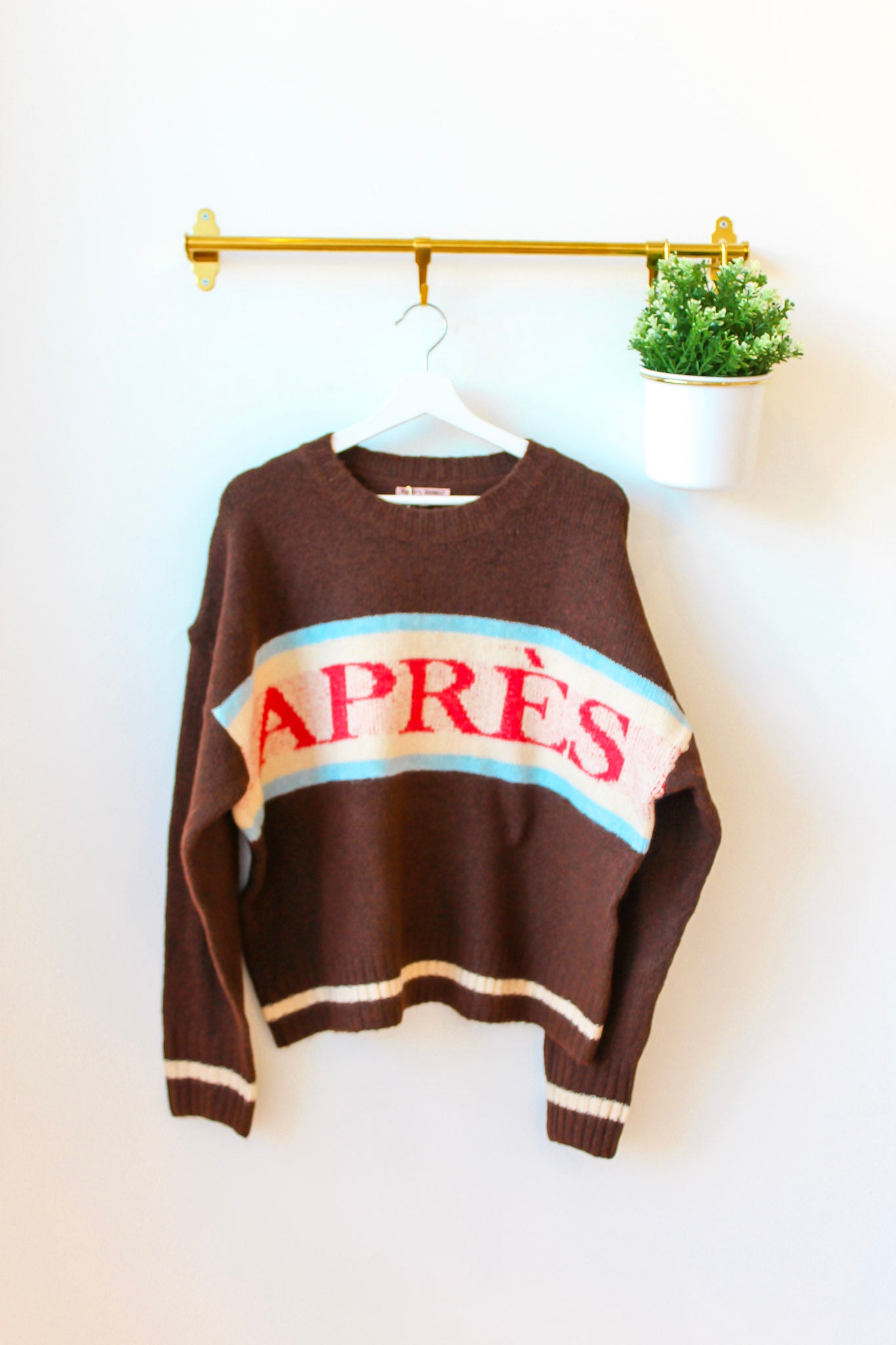 Chocolate Aprés Ski Sweater